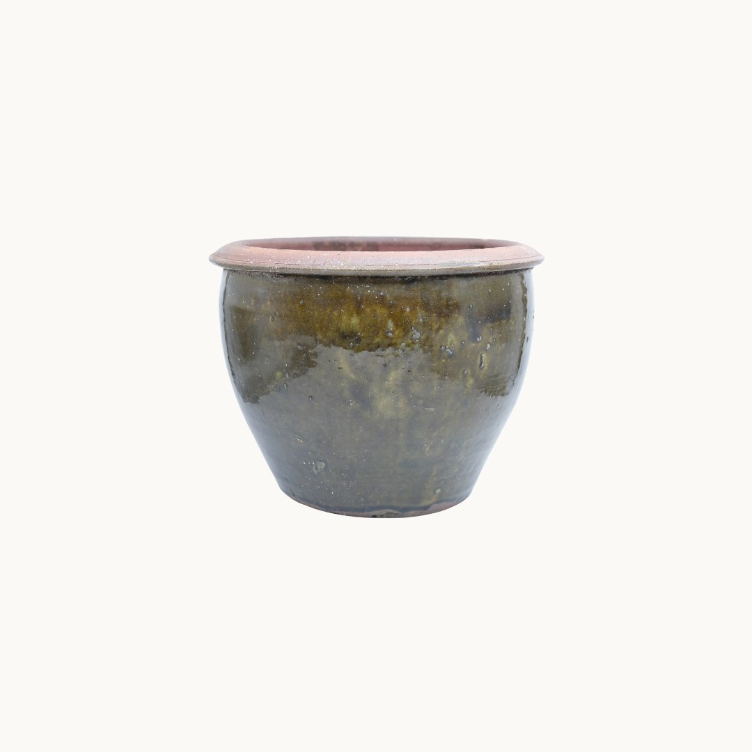 Green Planter (TH6GPC), Liebermann Pottery