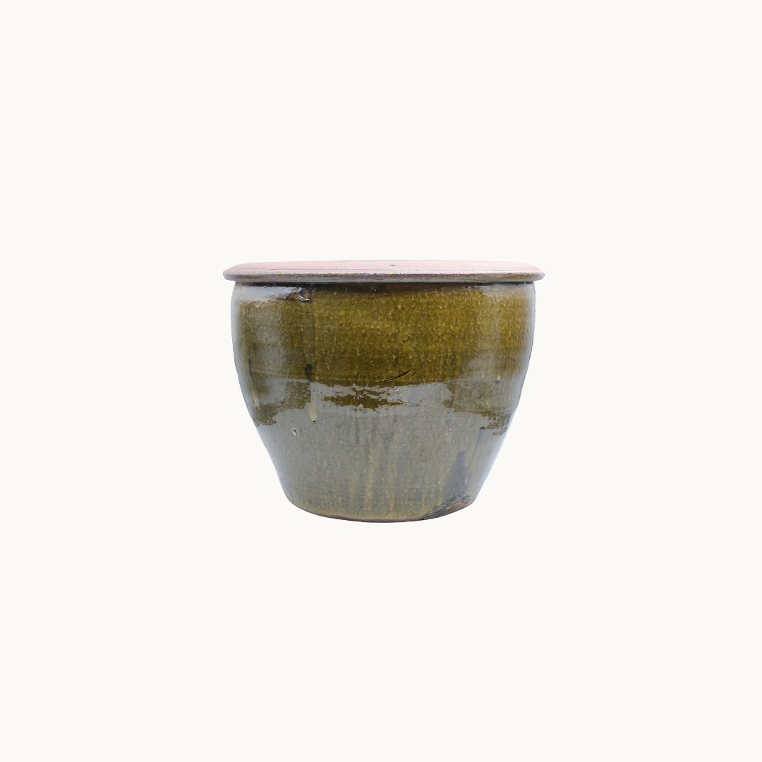 Green Planter (TH6GPB), Liebermann Pottery