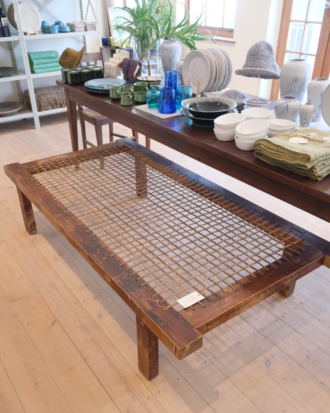 Allan Lutge Oregon Pine Riempie Coffee Table