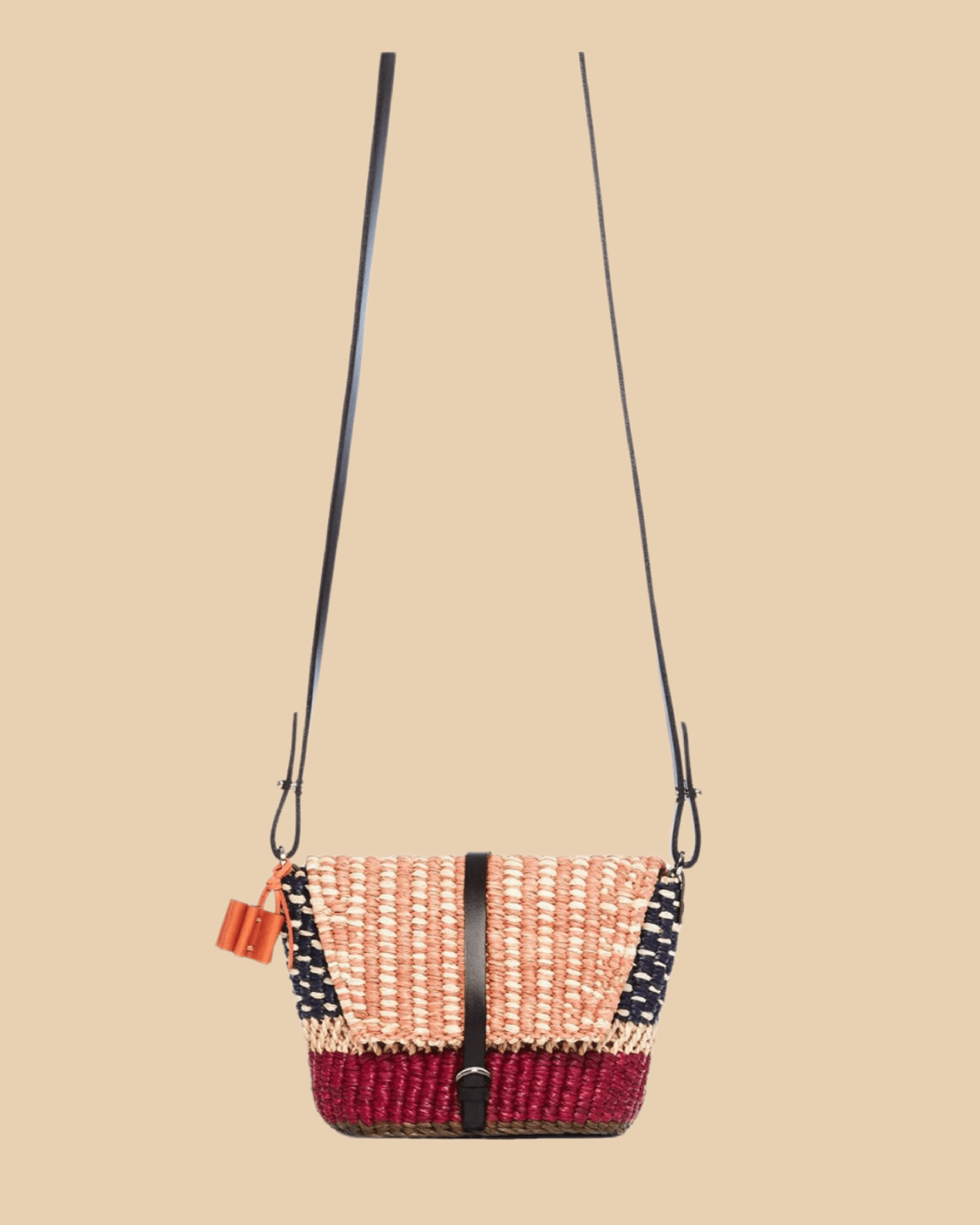 Bika Rose Raffia Bag Mantra Living