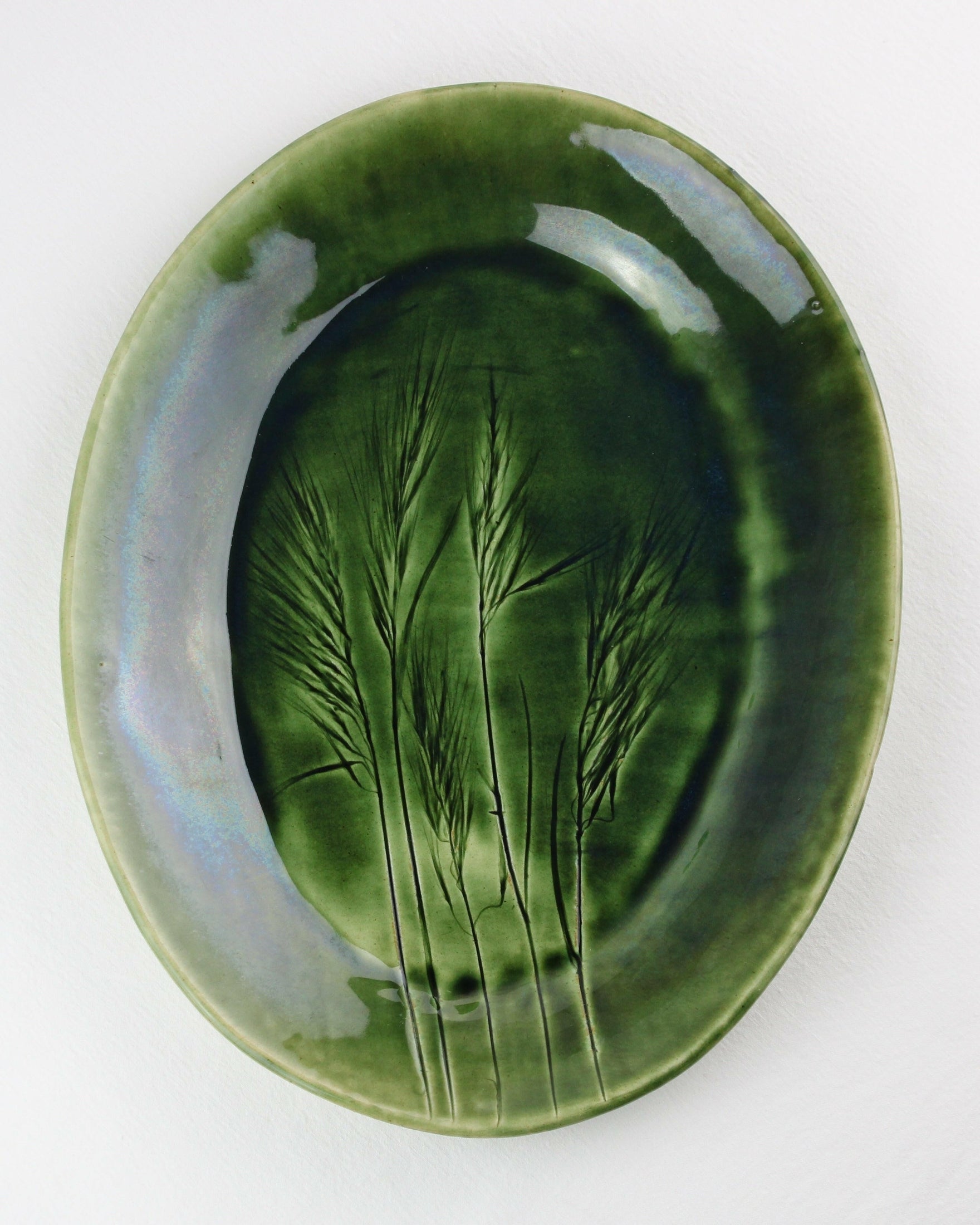 Botanical Green Serving Platter Mantra Living