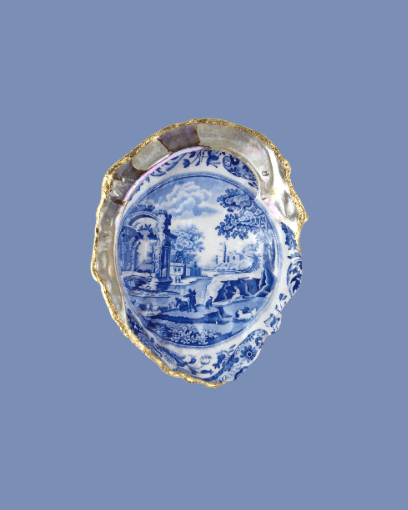 Decoupage Abalone Shell Mantra Living