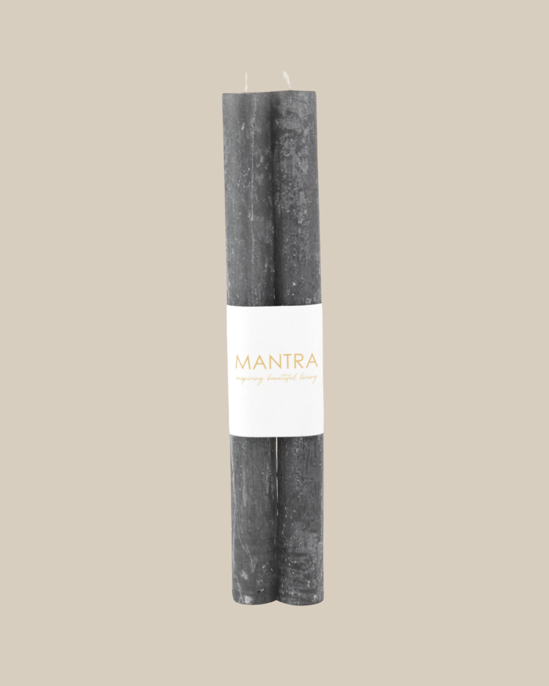 Frosted Dinner Candle Set of 2 Mantra Living