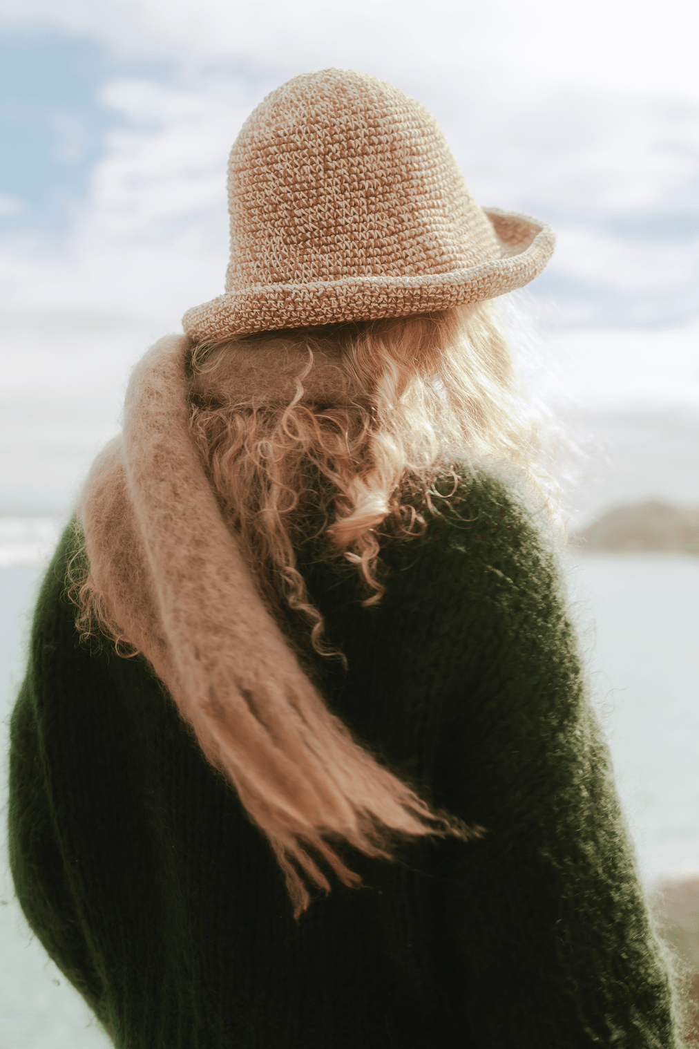 Helix Long Brim Hat Patina - Mantra Living