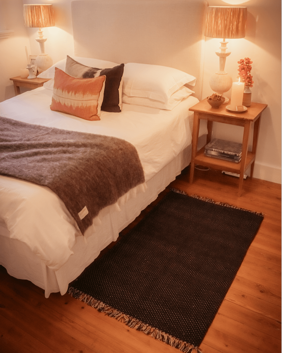 Herringbone Bedside Rug - Mantra Living