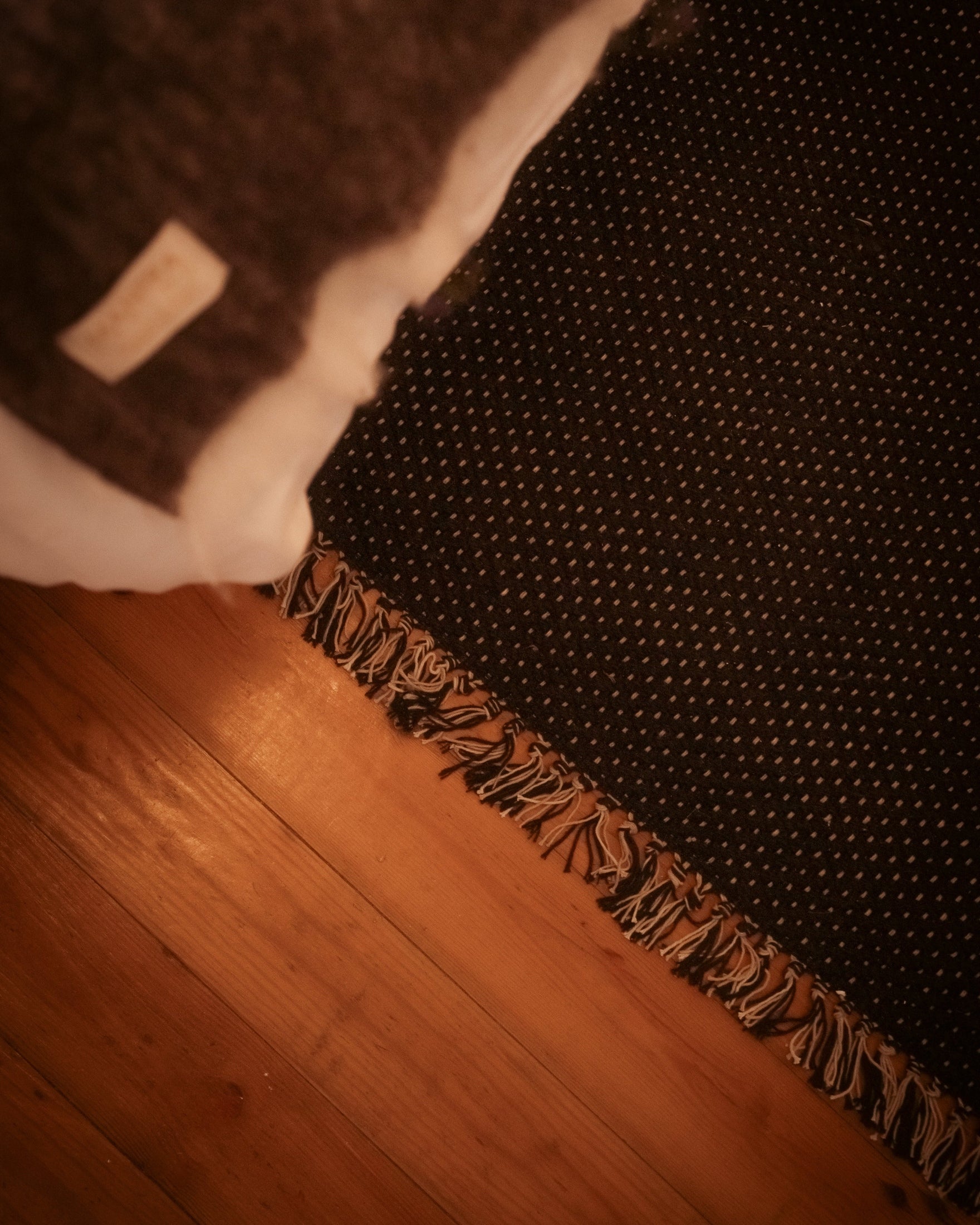 Herringbone Bedside Rug - Mantra Living