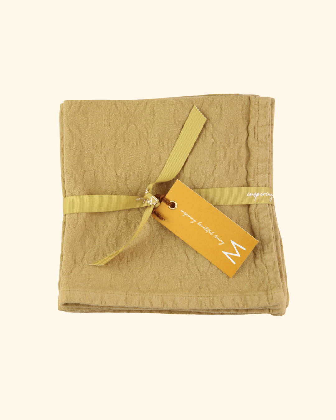 Hibiscus Cotton Napkin Set of 4 Mantra Living