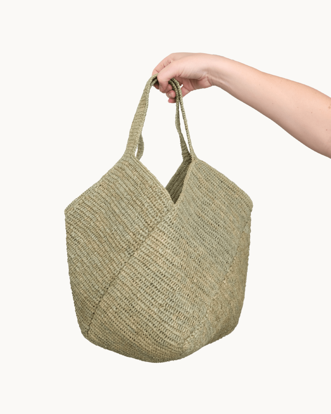 Janet Petousis Raffia Bag - Medium