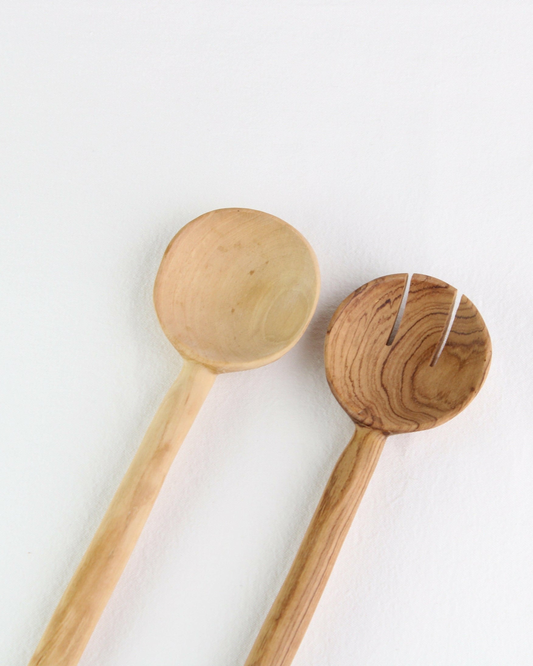 Olive Wood Serving Spoons Mantra Living