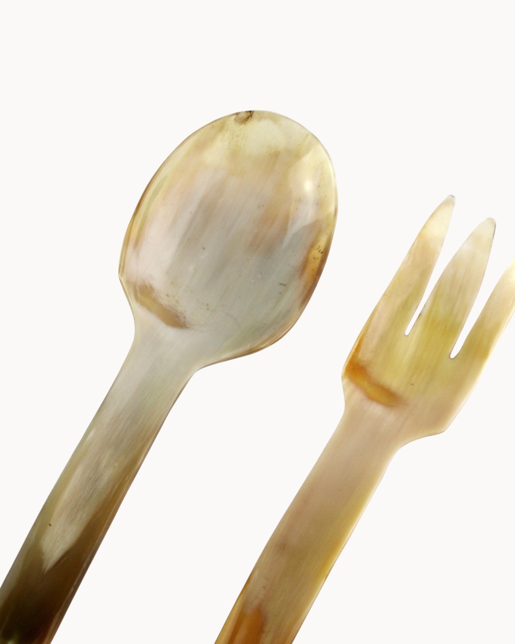Ombre Horn Salad Servers Mantra Living