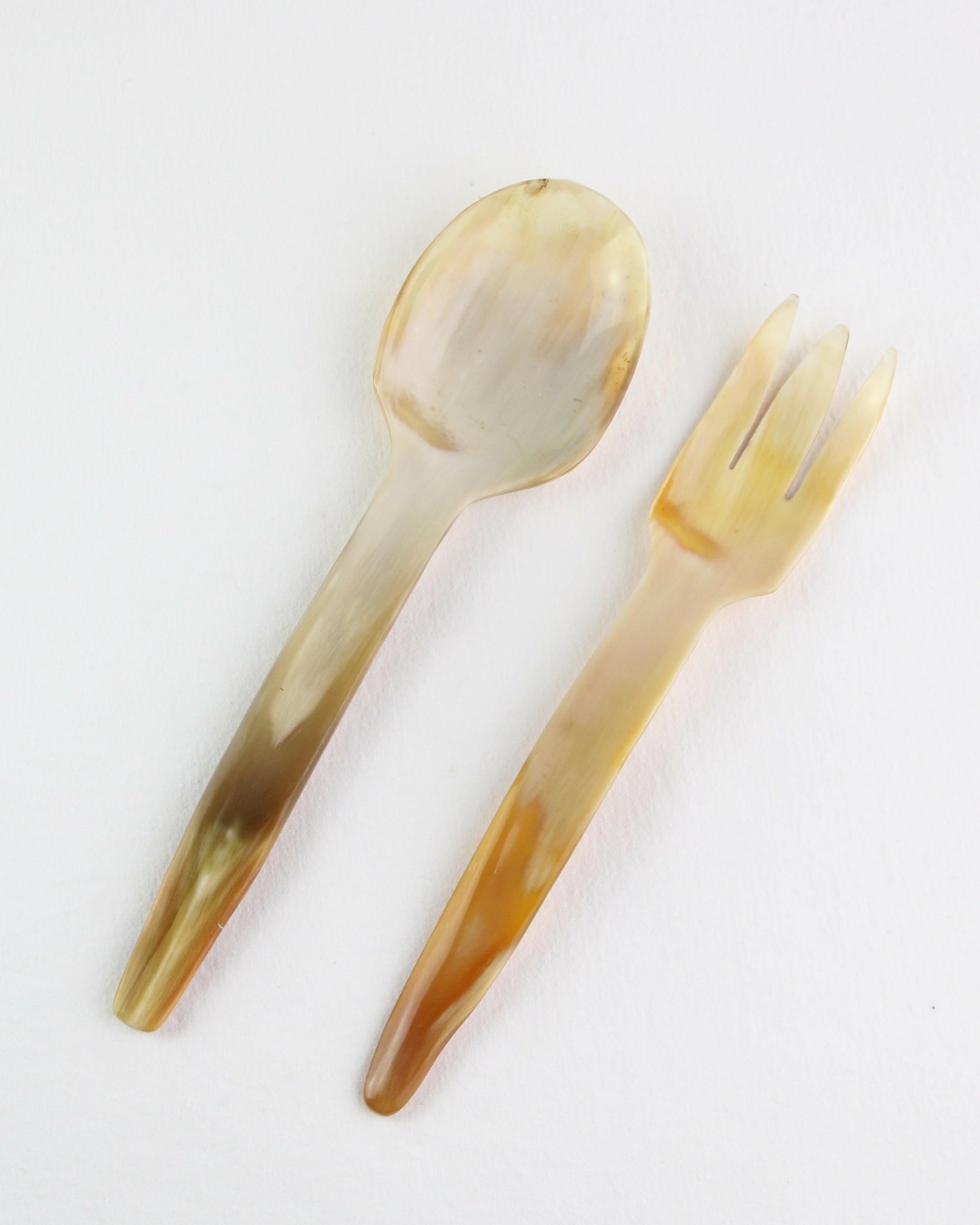 Ombre Horn Salad Servers Mantra Living