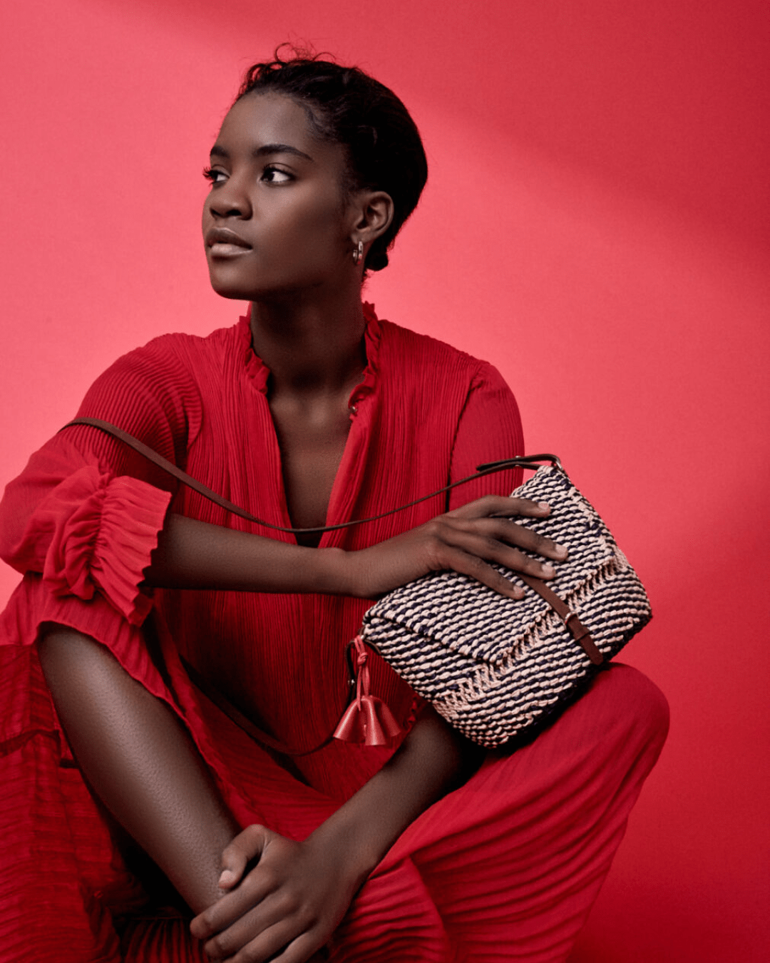 Sinsi Natural Raffia Bag