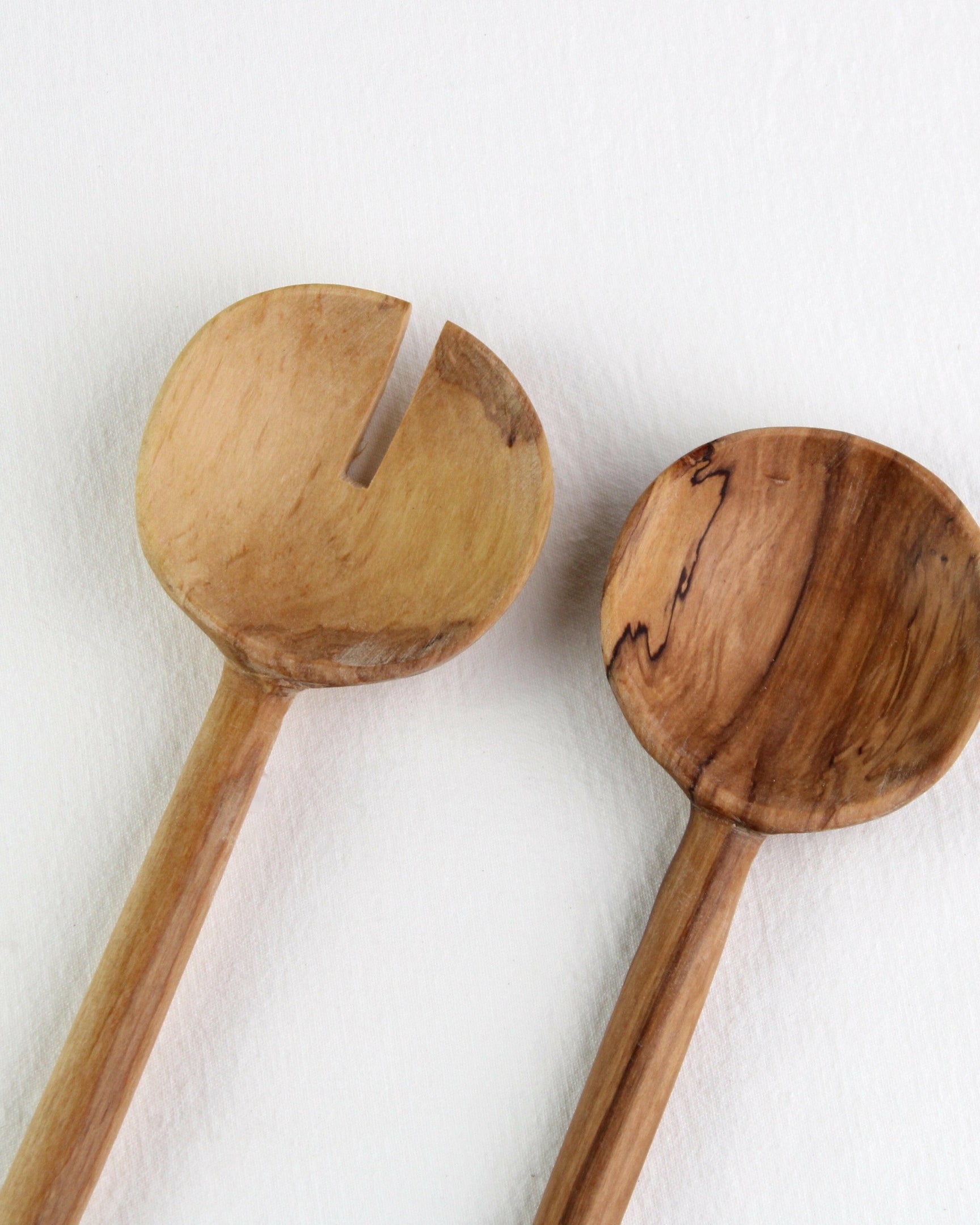 Skinny Bone & Olive Wood Salad Servers Mantra Living