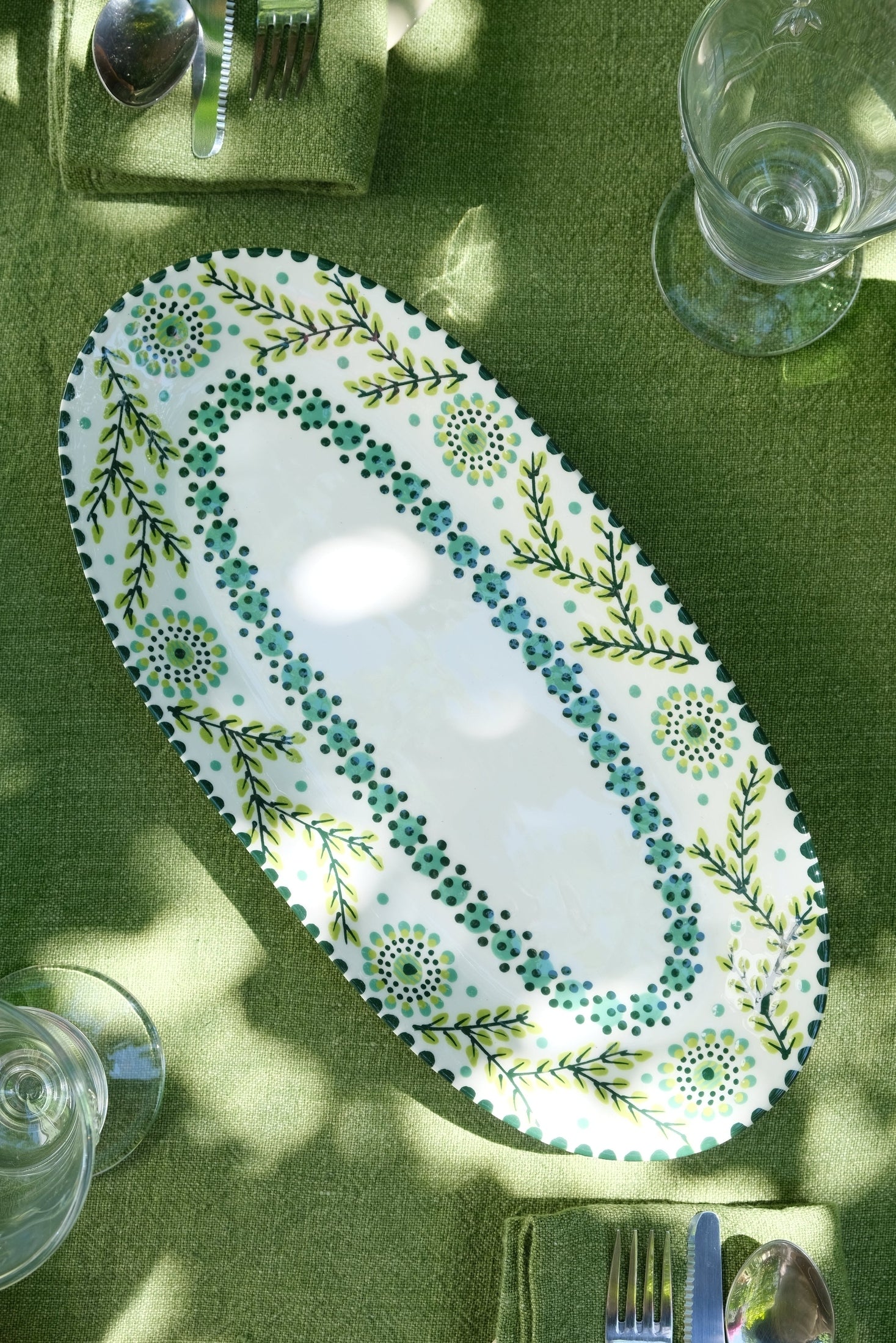 The Meadow Oval Platter