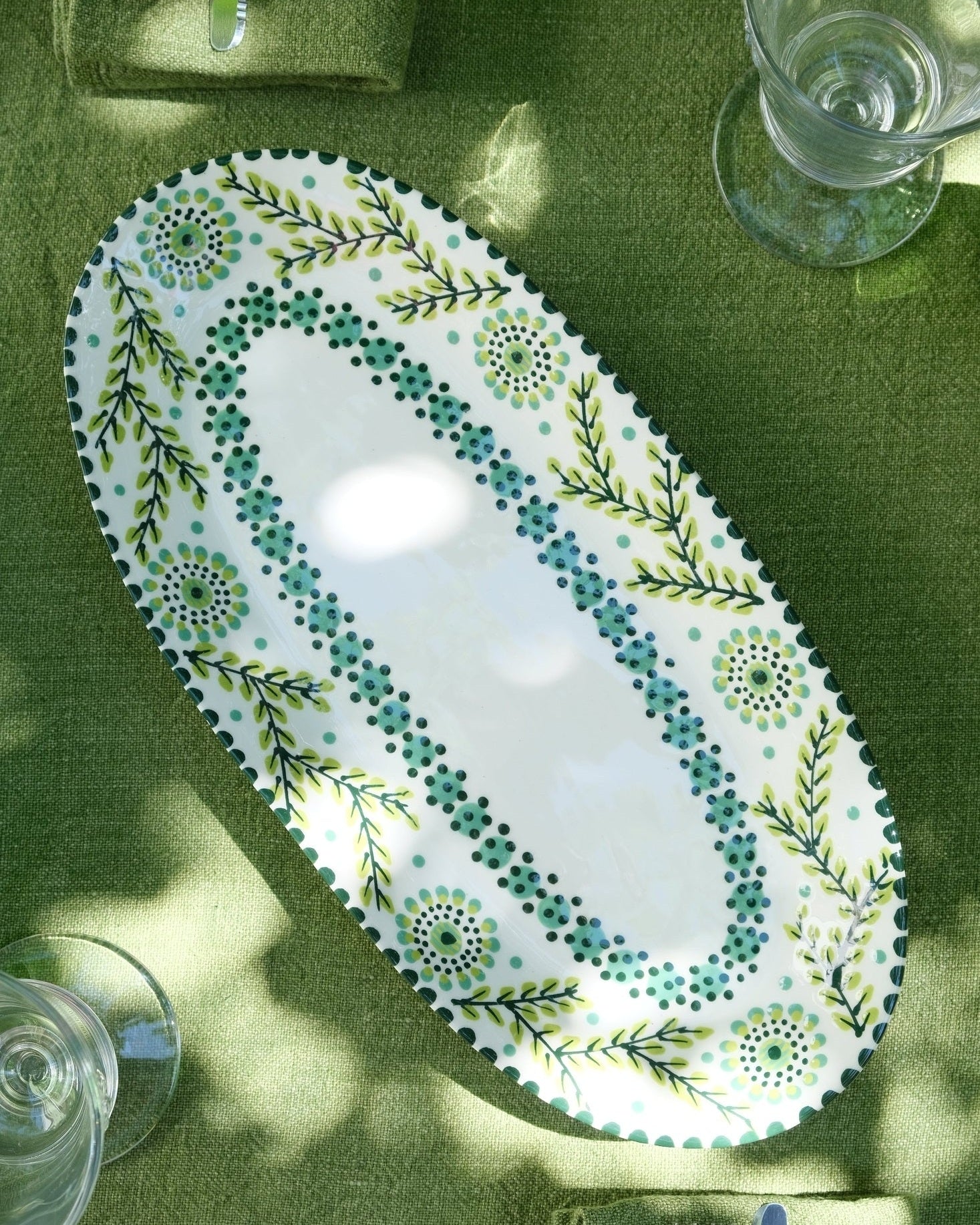 The Meadow Oval Platter
