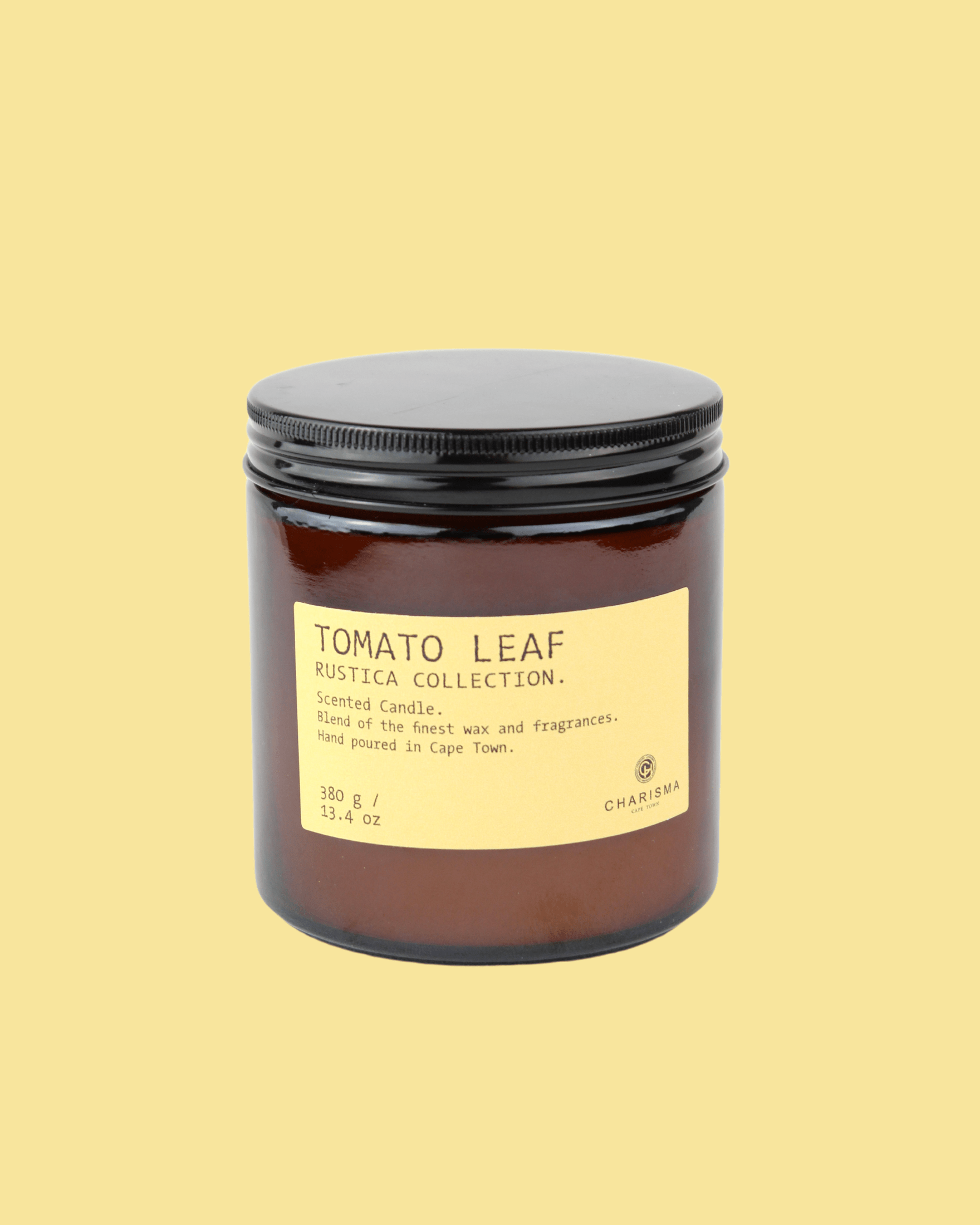 Tomato Leaf Large Candle Mantra Living