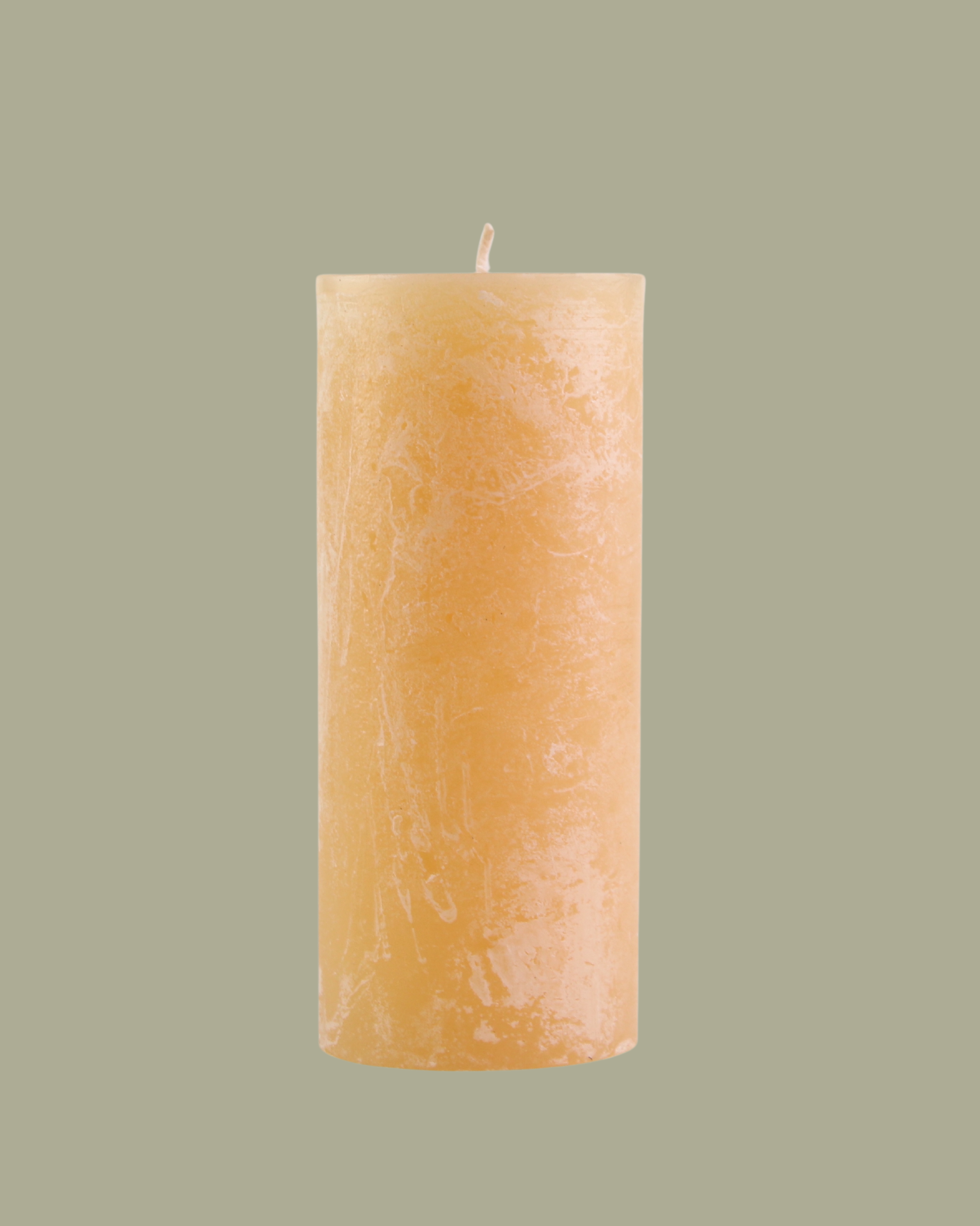 Frosted Pillar Candle