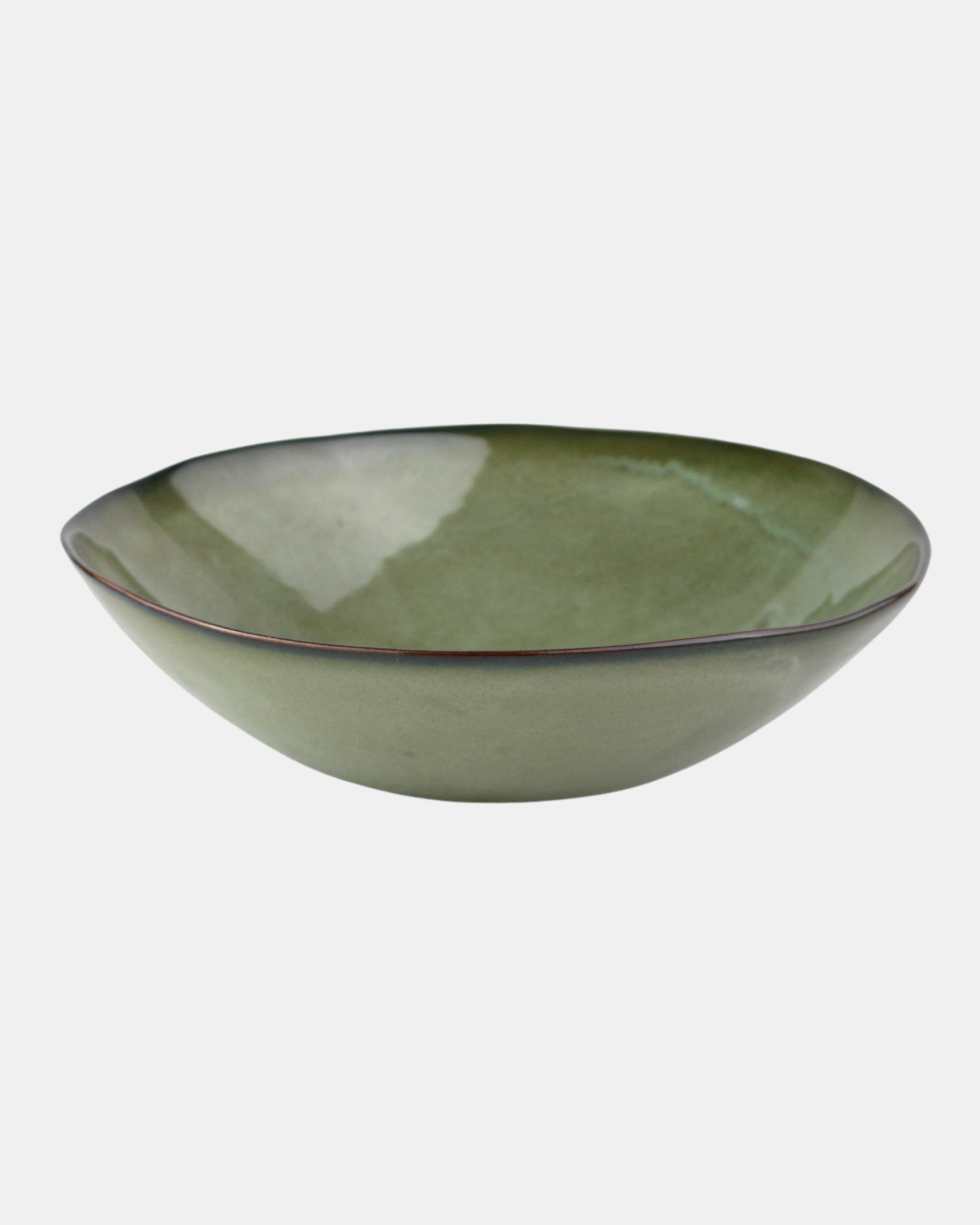 Classic Stoneware Salad Bowl