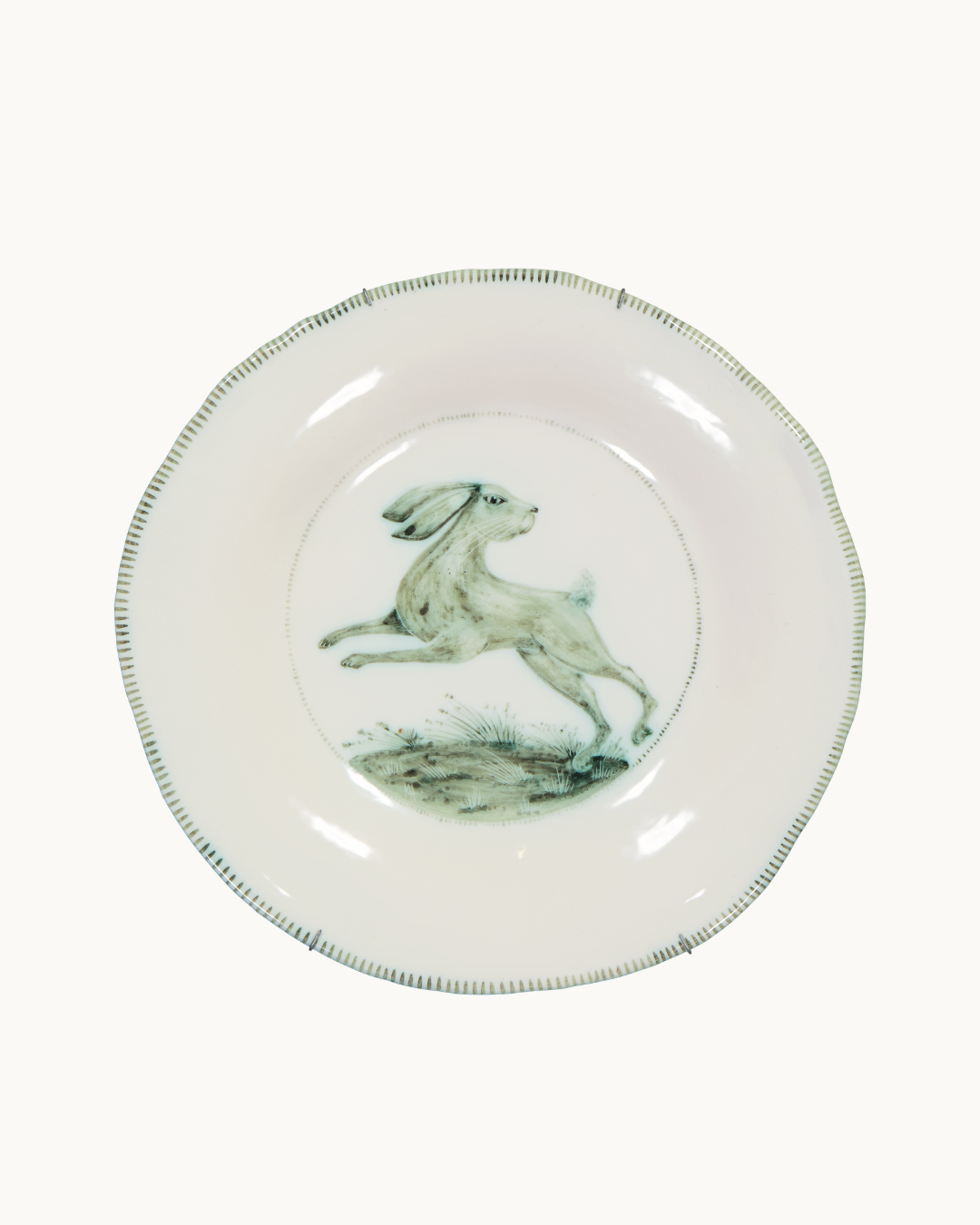 Martin Haines Medium Leaping Hare Wall Plates