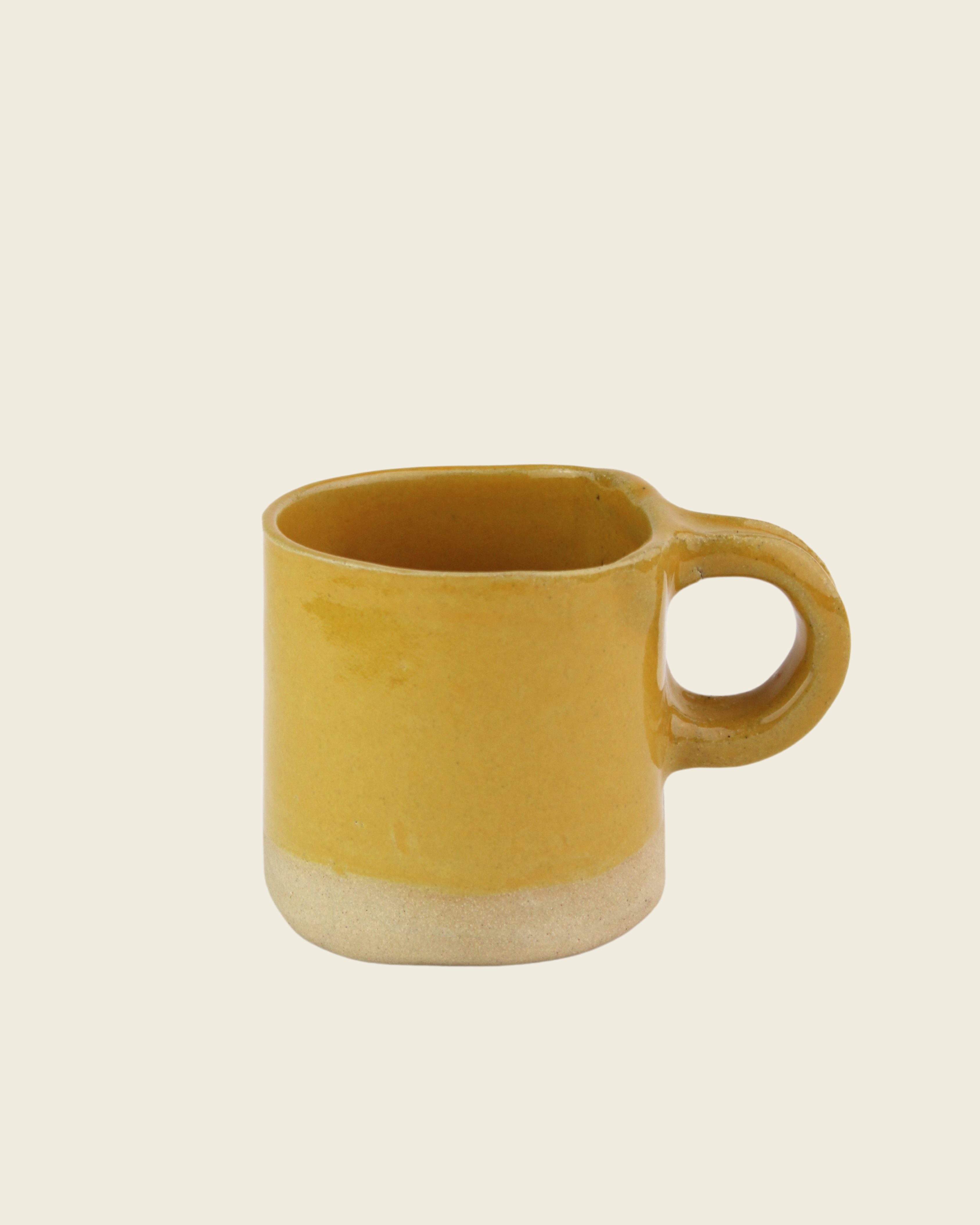 Organic Sunshine Yellow Mug