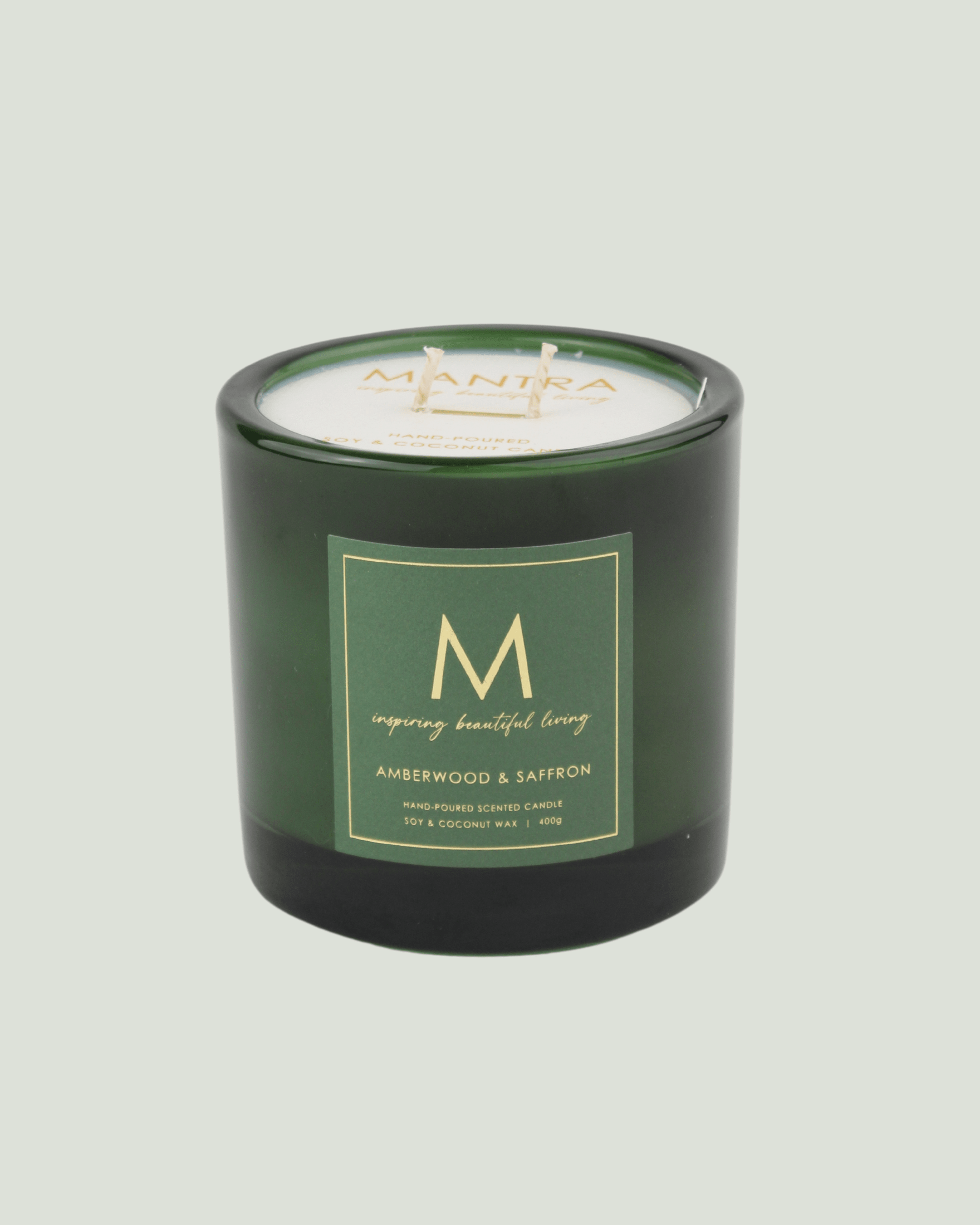 400g Soy & Coconut Wax Scented Candle Mantra Living