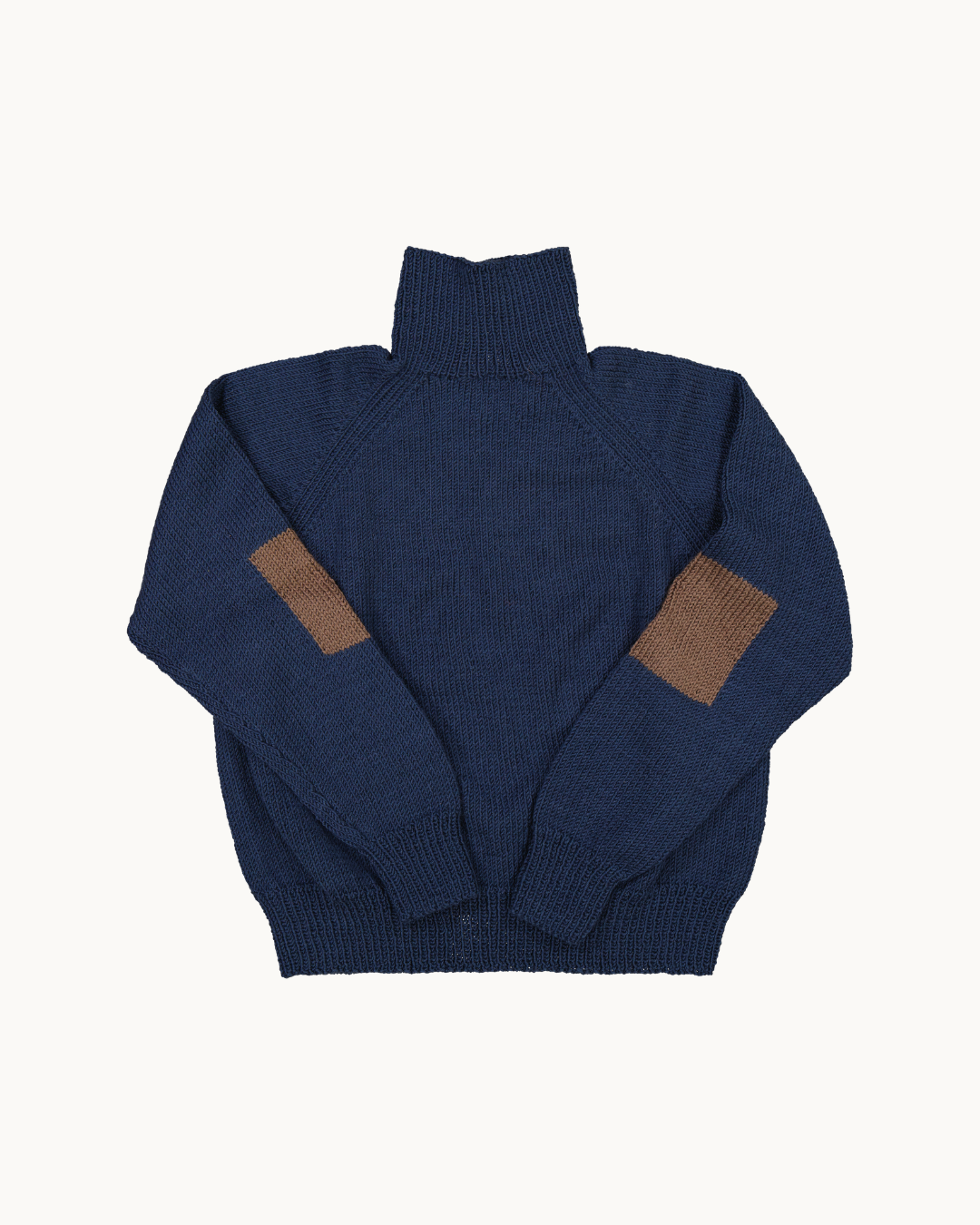#color_navy & brown patch