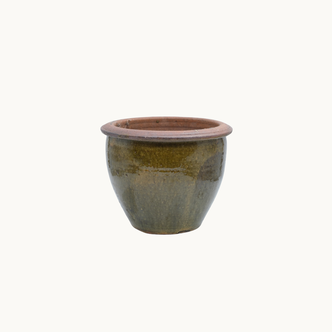 Green Planter (TH6GPD), Liebermann Pottery