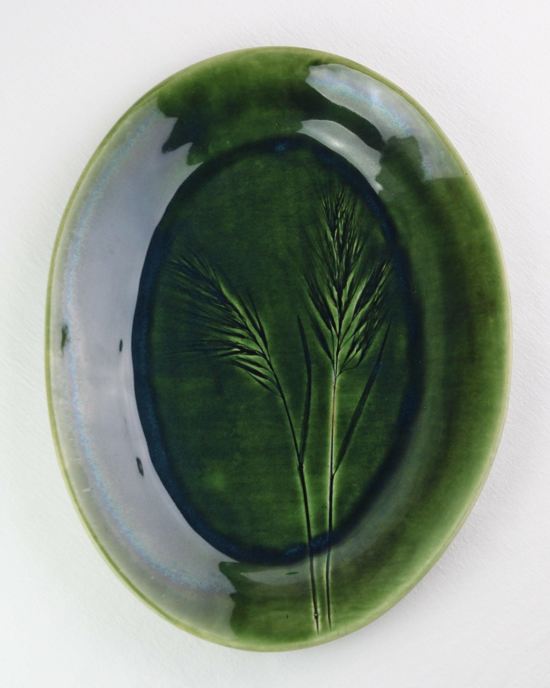 Botanical Green Serving Platter Mantra Living