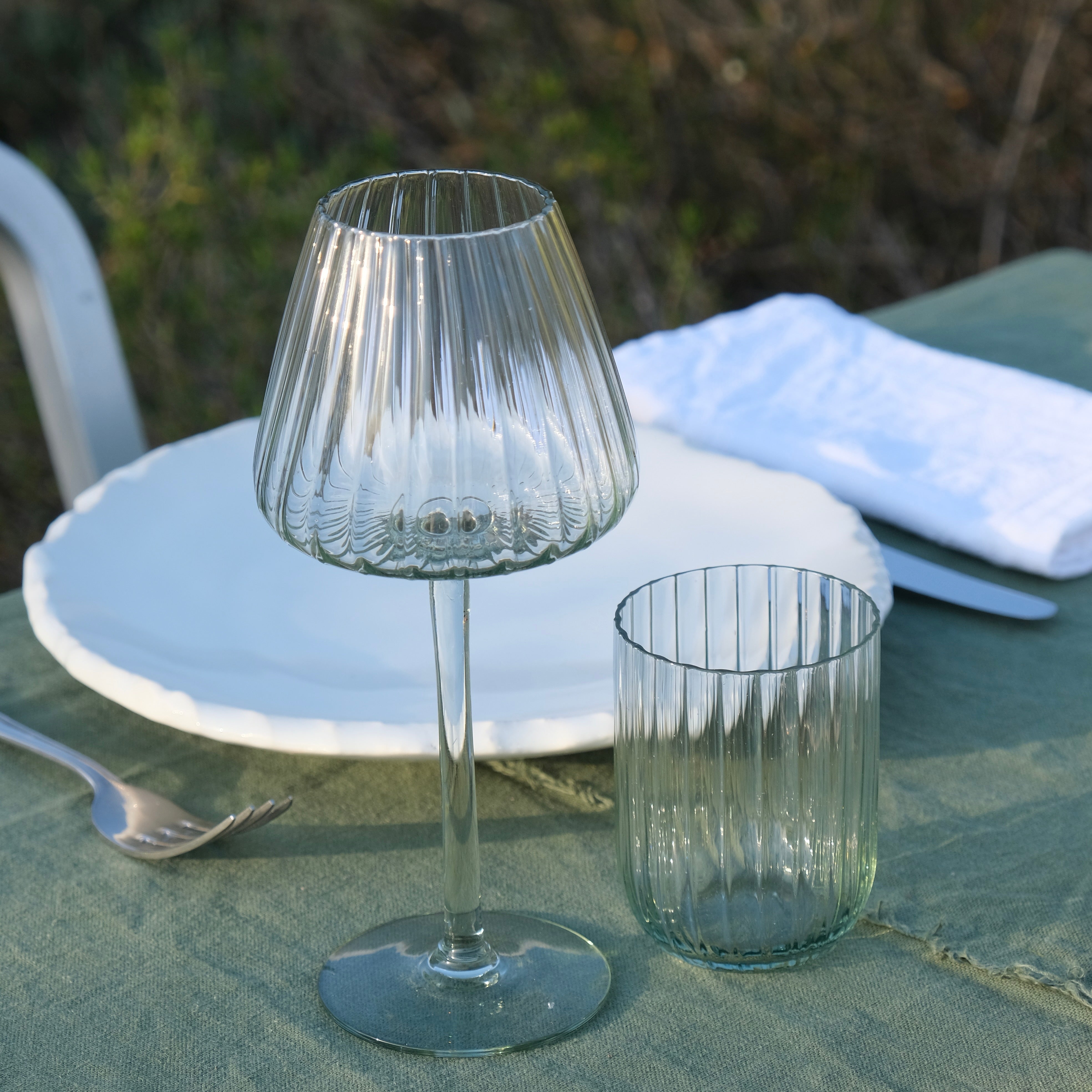 Ribbed Juice Tumbler