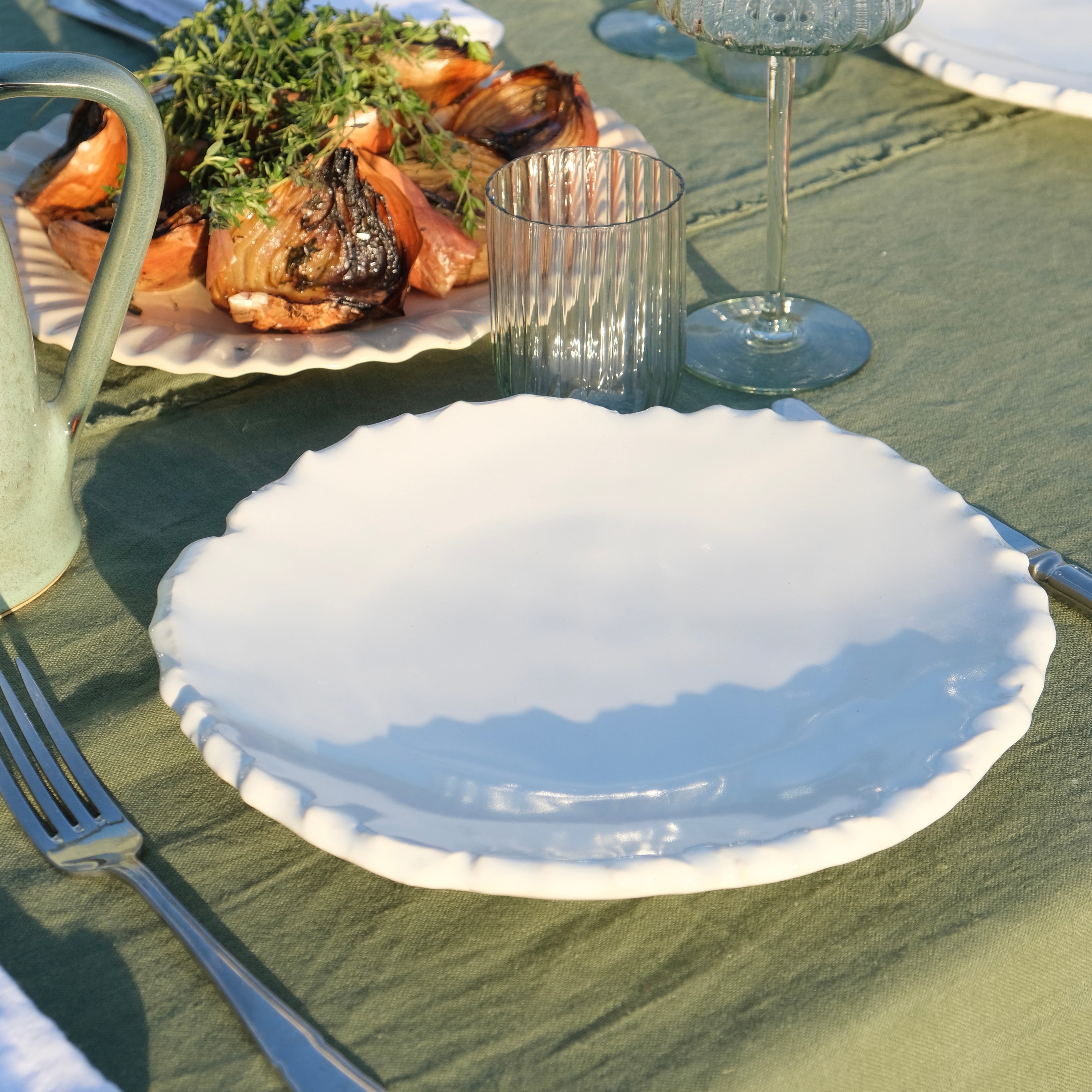 Raw-edged Dinner Plate