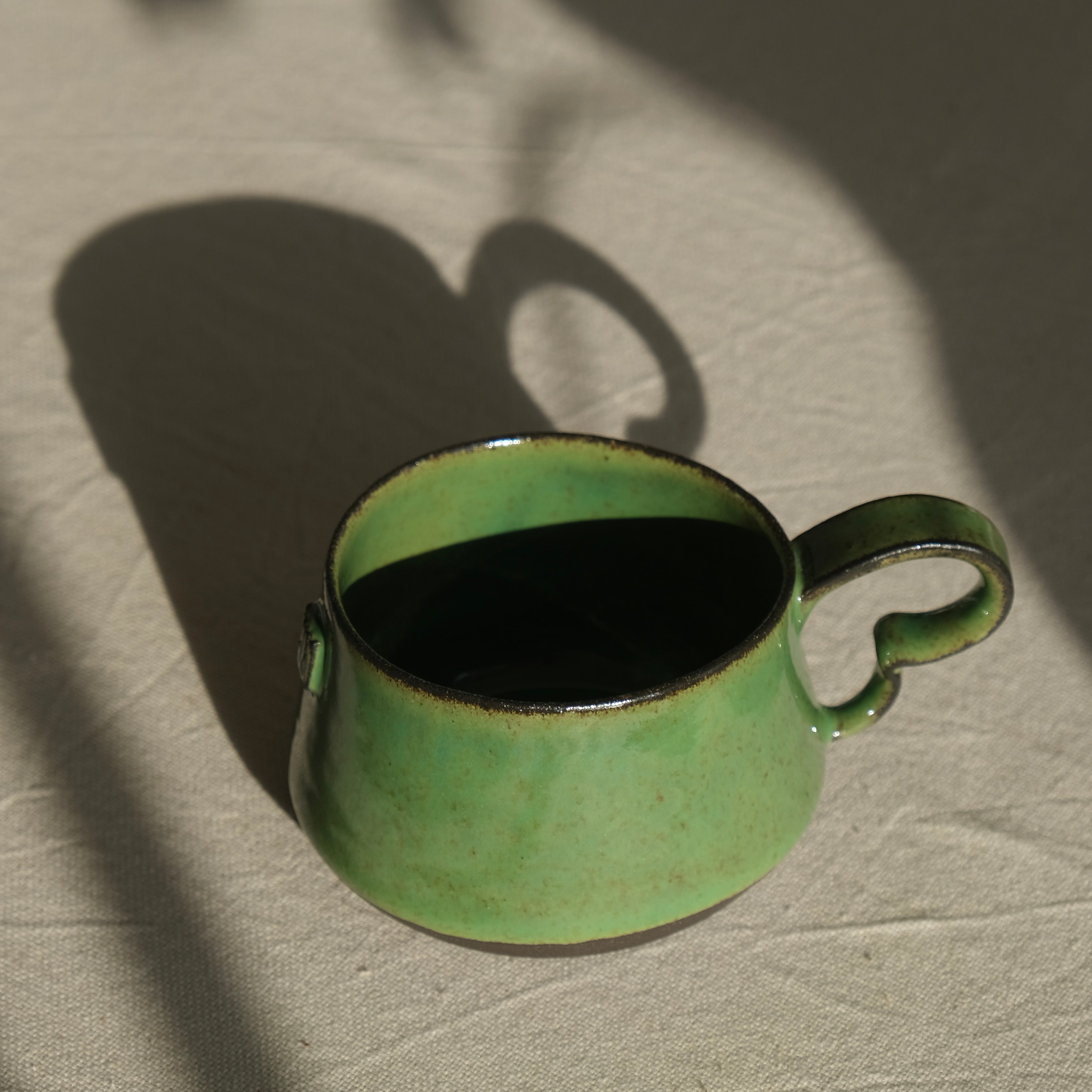 Quirky Cortado Mug Fern