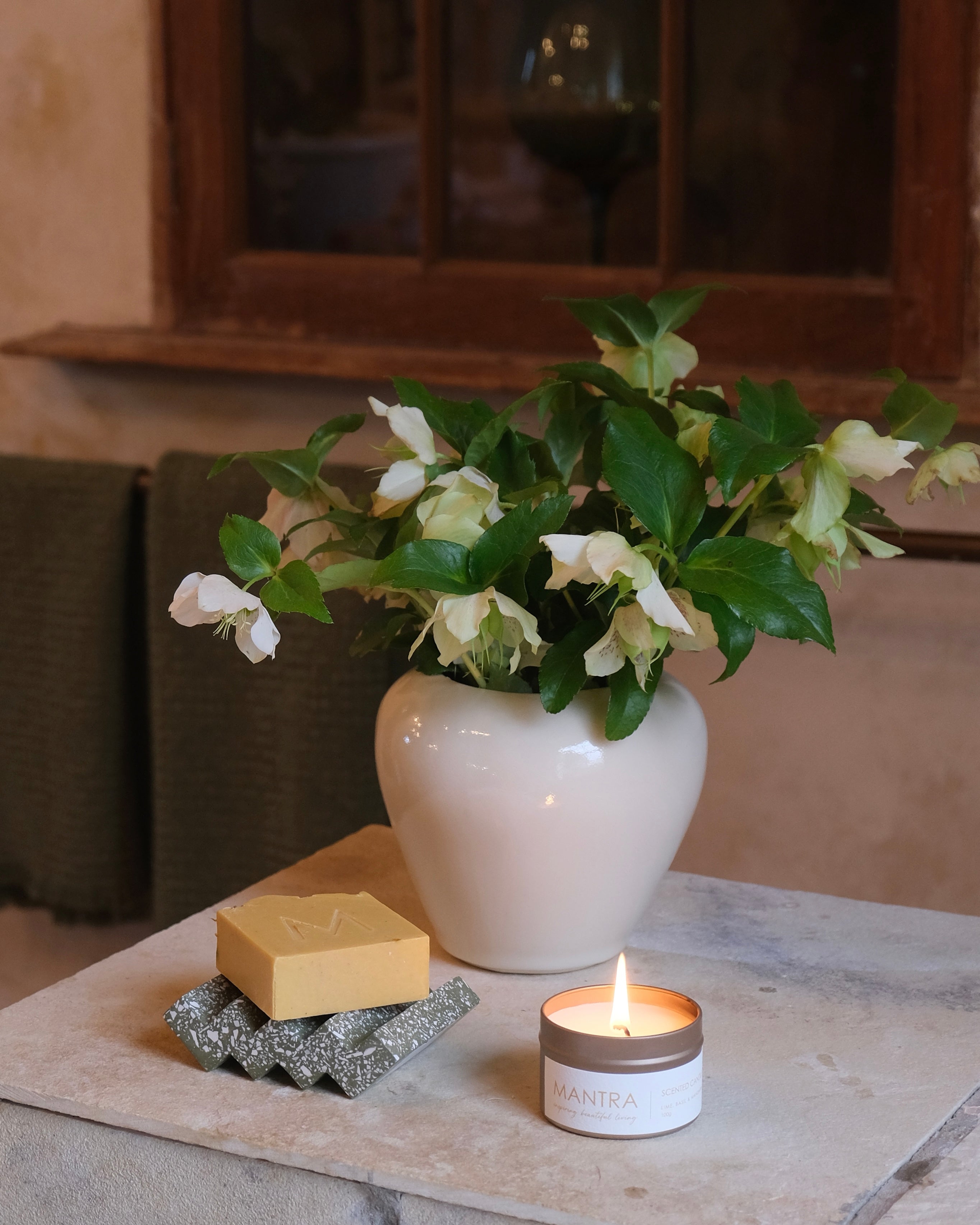 Classic Small Stoneware Vase