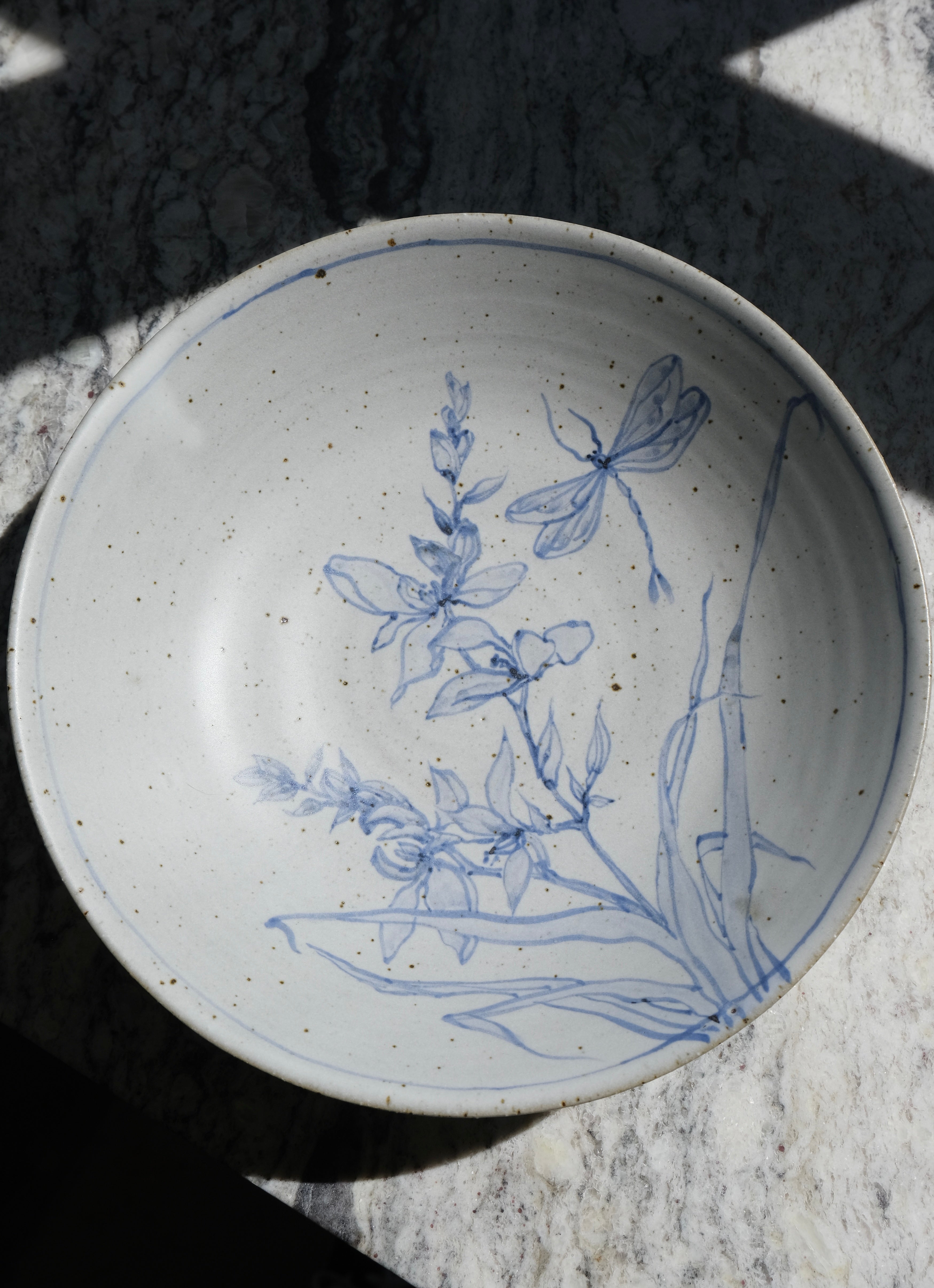 Blue & White Lily Pond Bowls