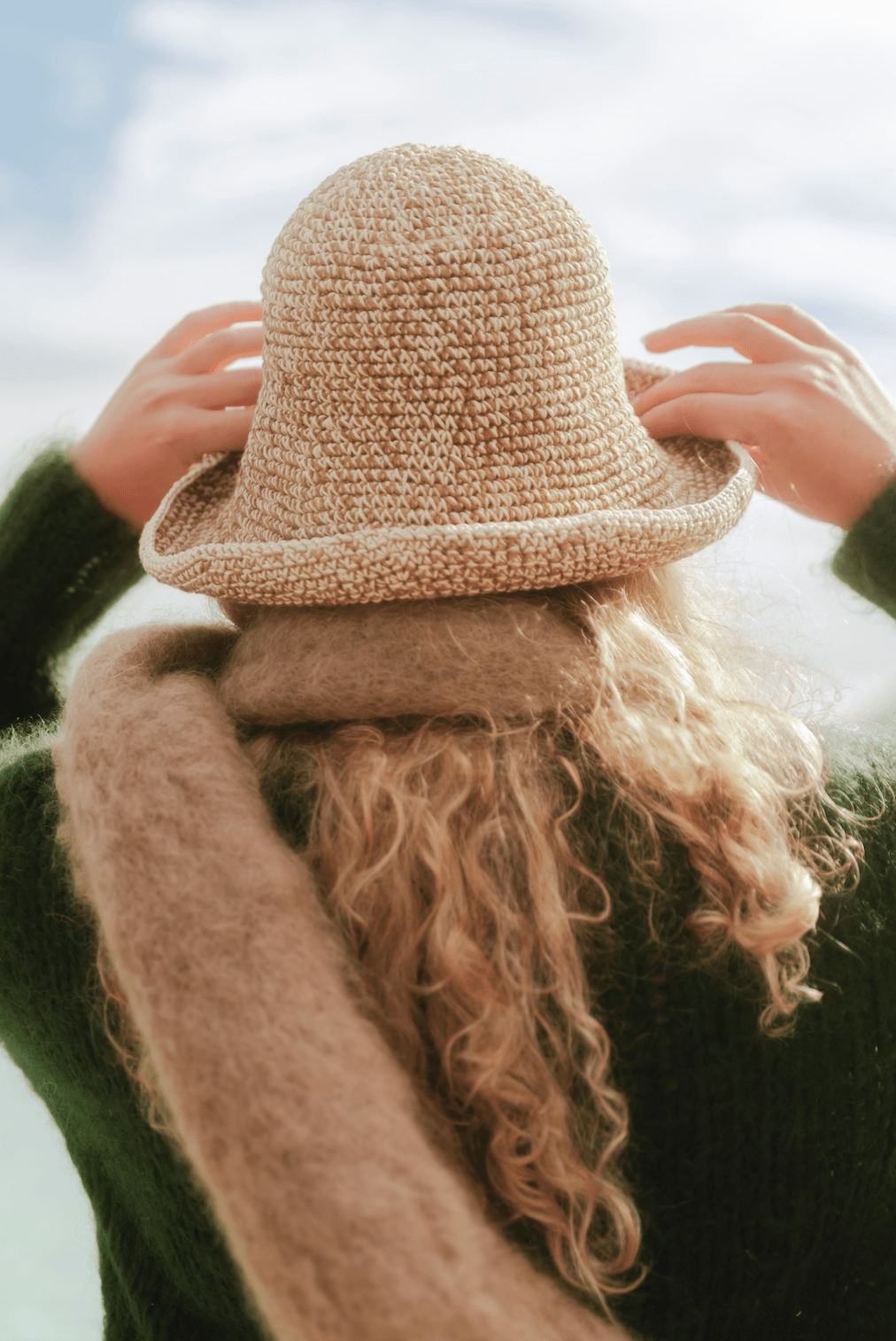 Helix Long Brim Hat Patina - Mantra Living