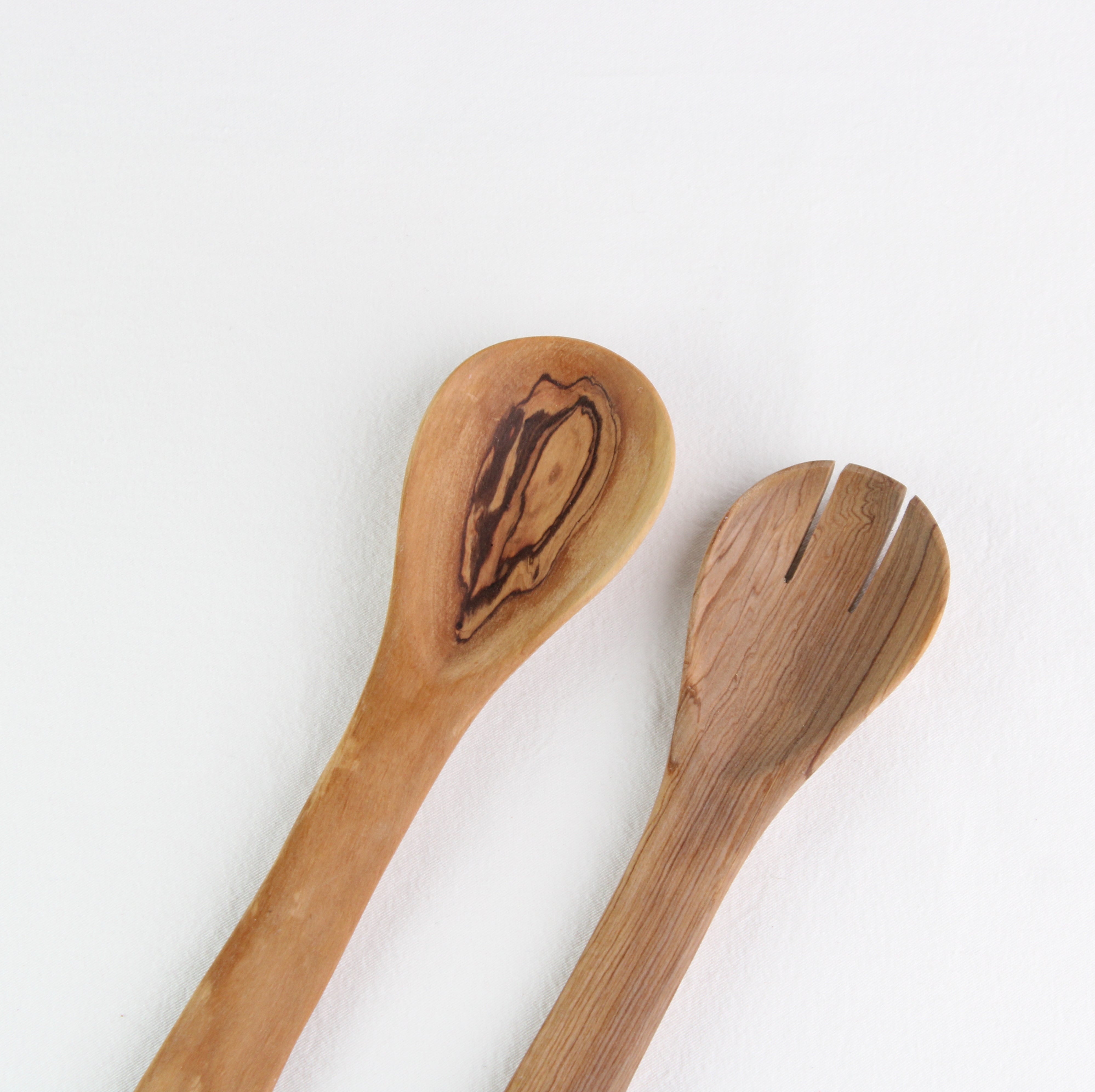 Olive Wood Salad Servers