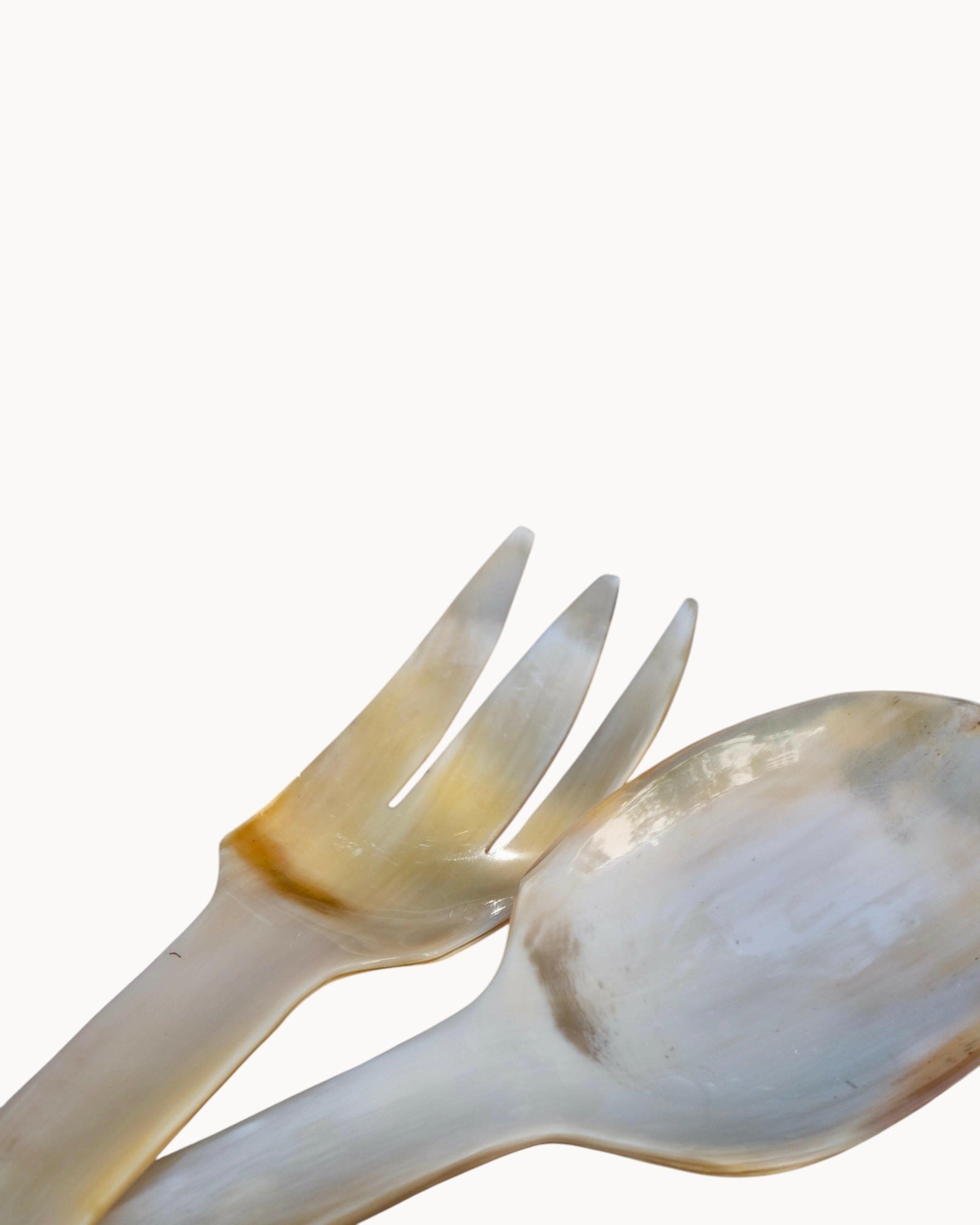 Ombre Horn Salad Servers Mantra Living