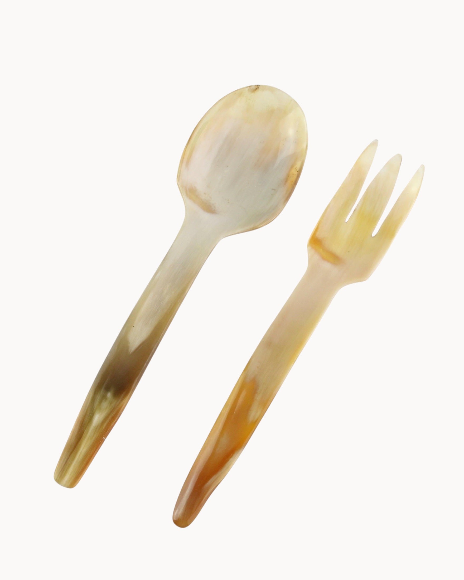 Ombre Horn Salad Servers Mantra Living