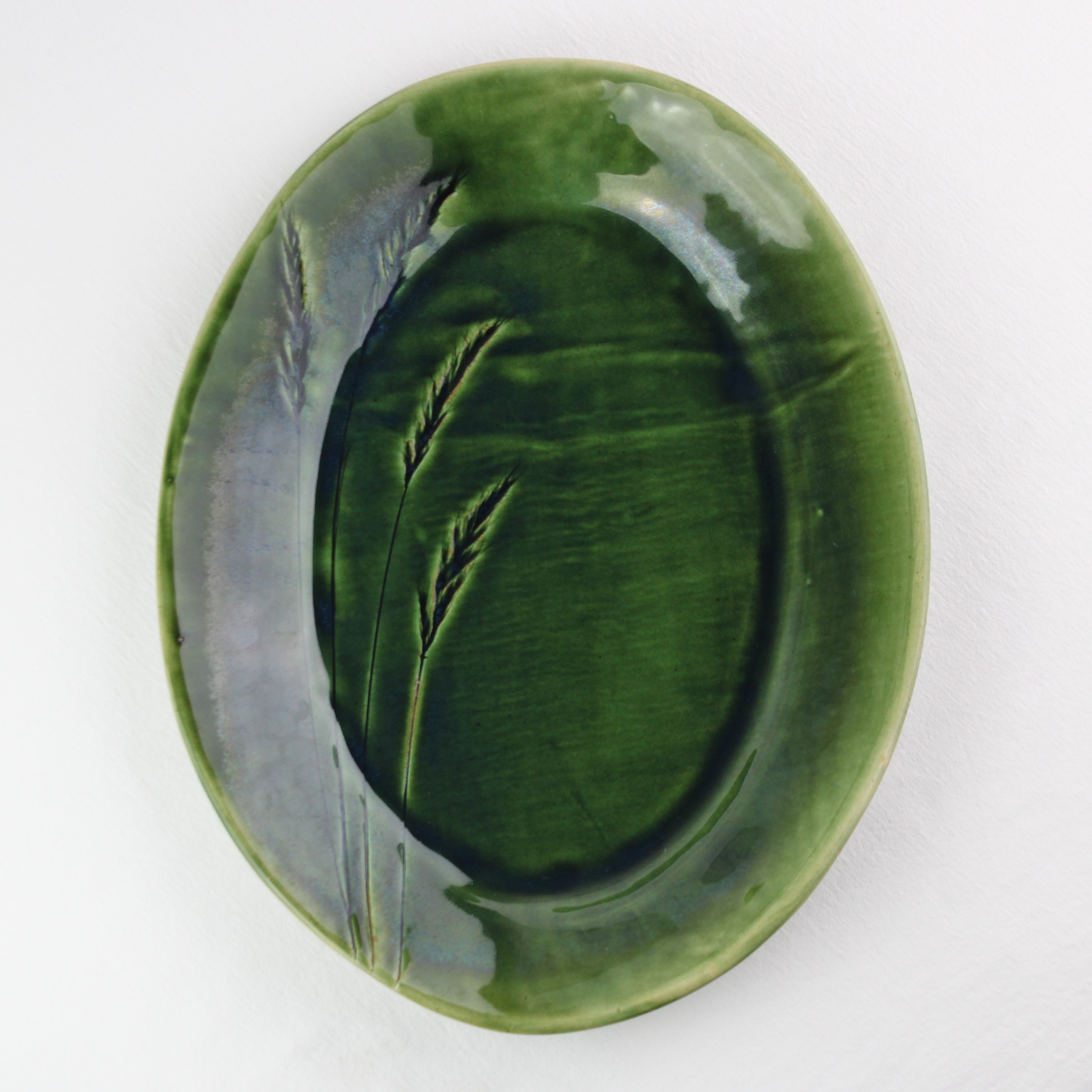 Botanical Green Serving Platter