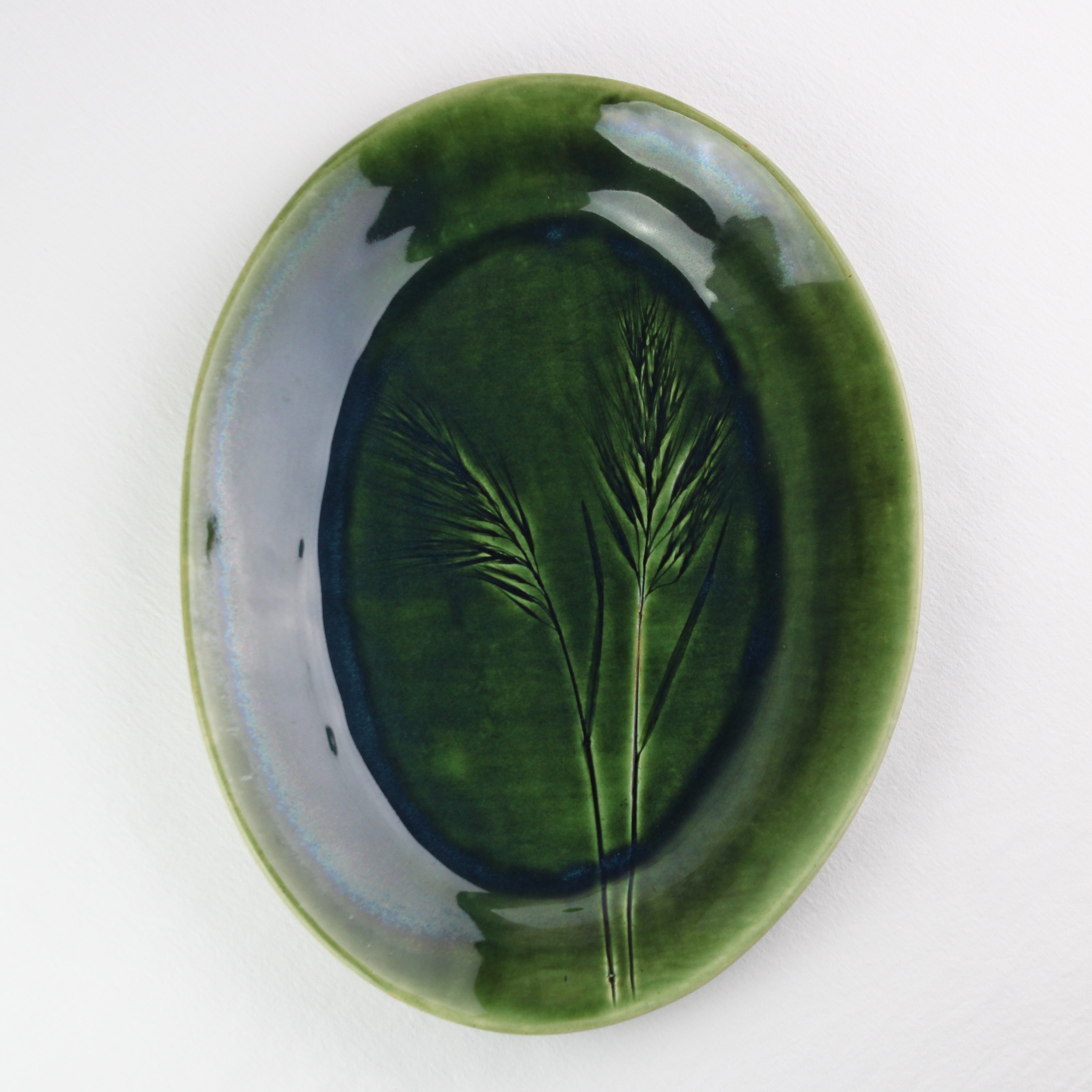 Botanical Green Serving Platter