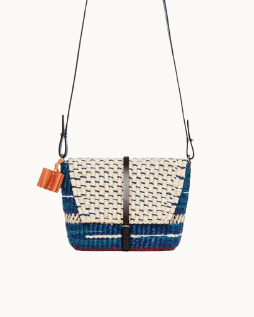 Sinsi Wavy Raffia Bag