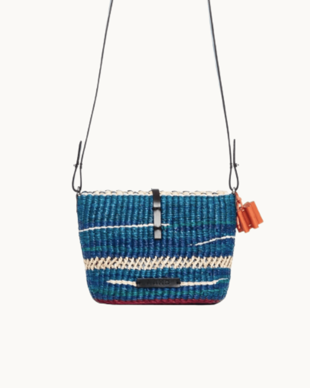 Sinsi Wavy Raffia Bag