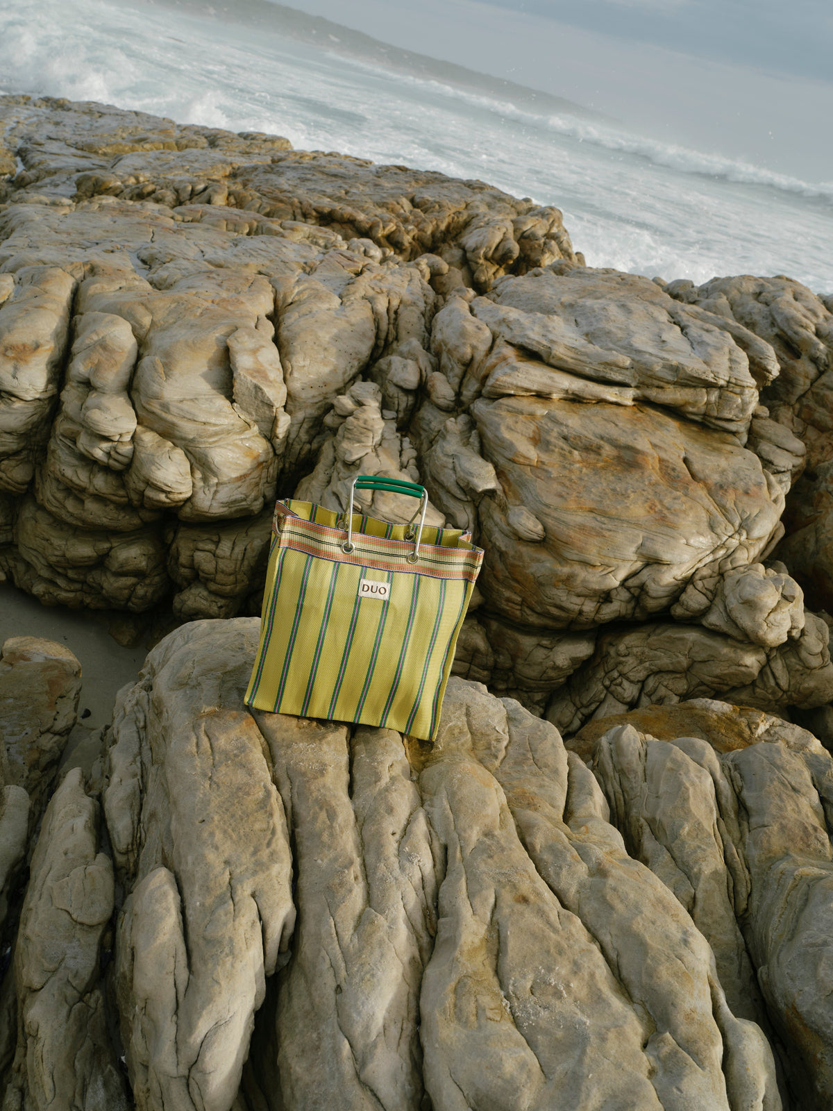 Studio Duo Errand Bag in Butter and Sage #Color_Butter and Sage