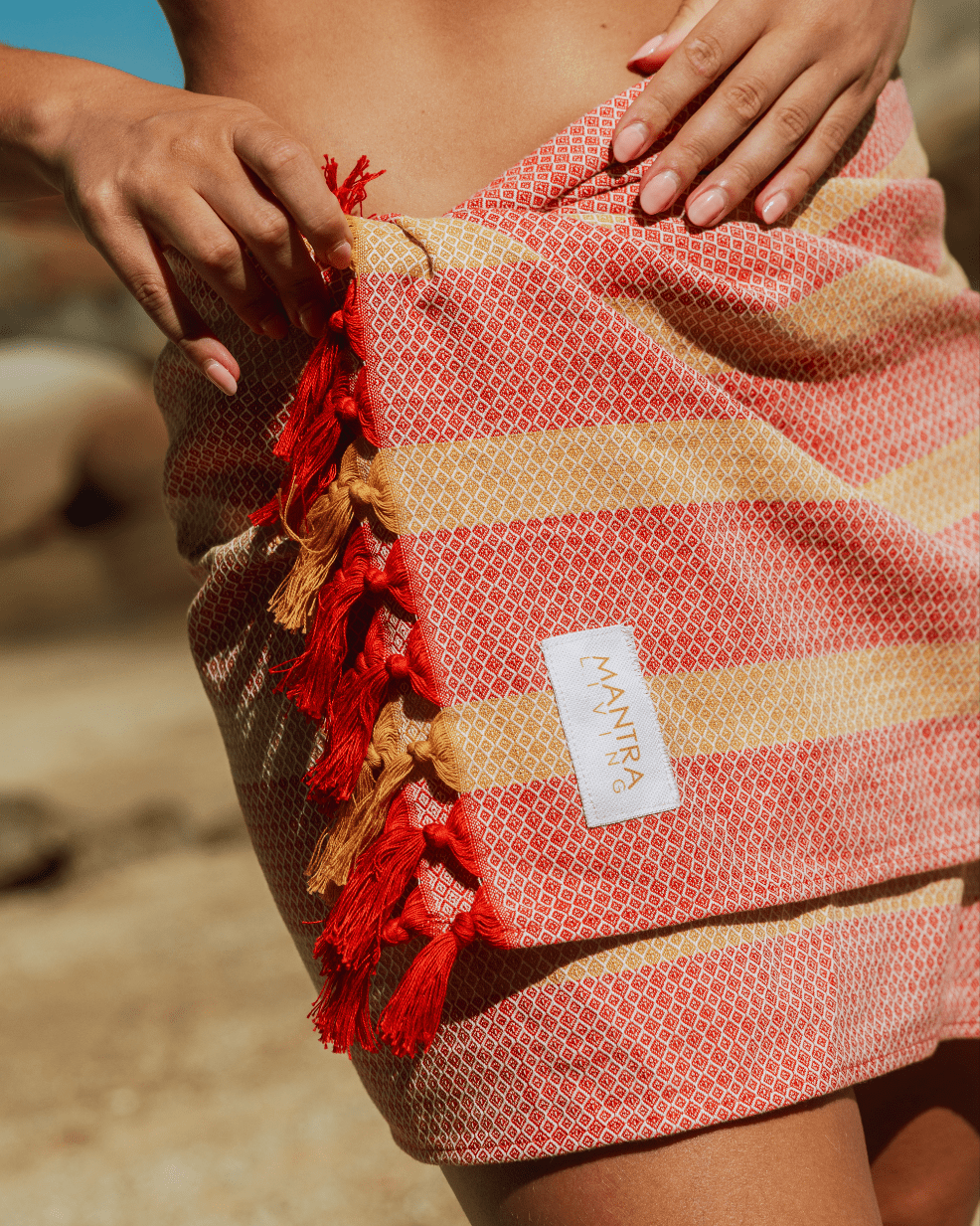 The Coastal Stripe Towel