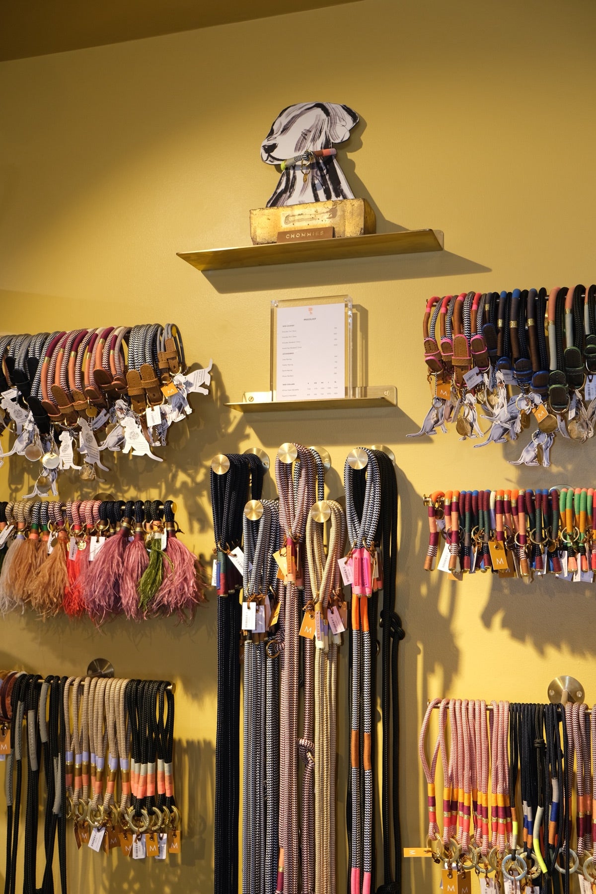 The Chommies wall at the Camps Bay shop