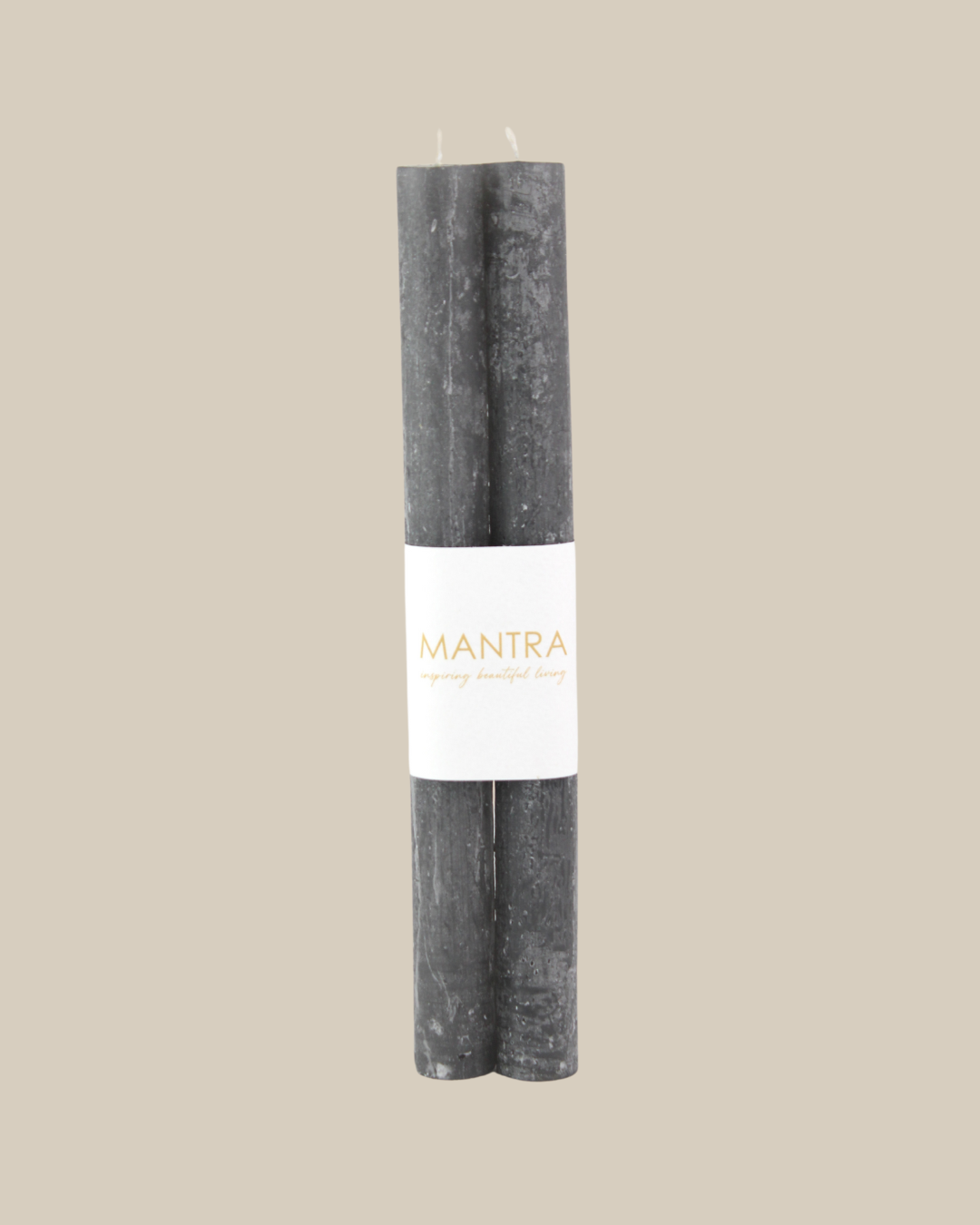 Frosted Dinner Candle (Set of 2)