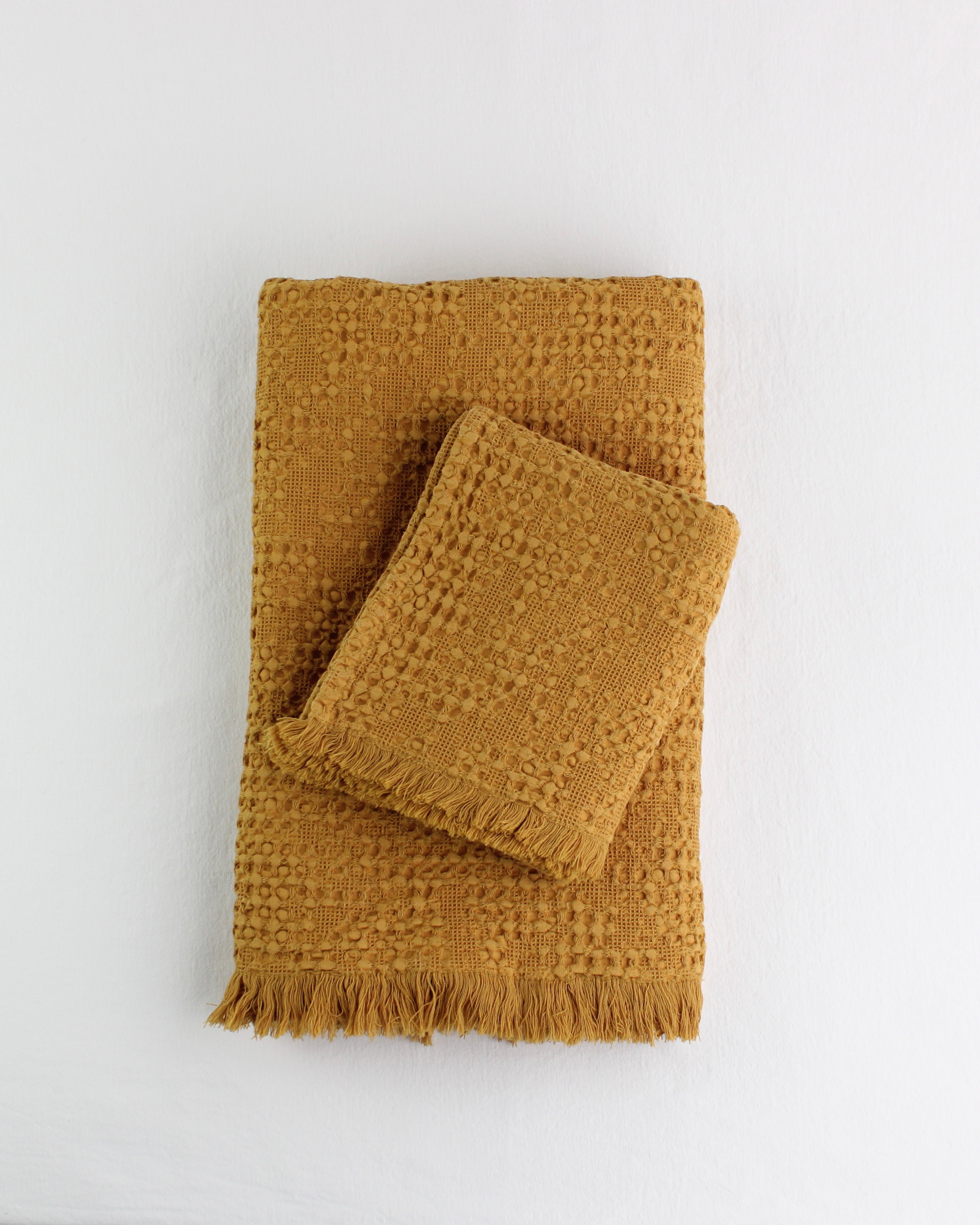 Luxurious Waffle Weave Towel - Clay
